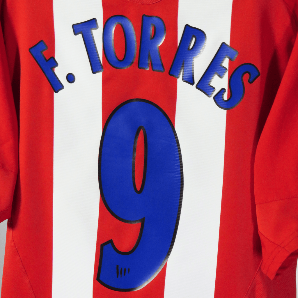 Atletico Madrid 2005-06 Home Torres #9 Shirt S