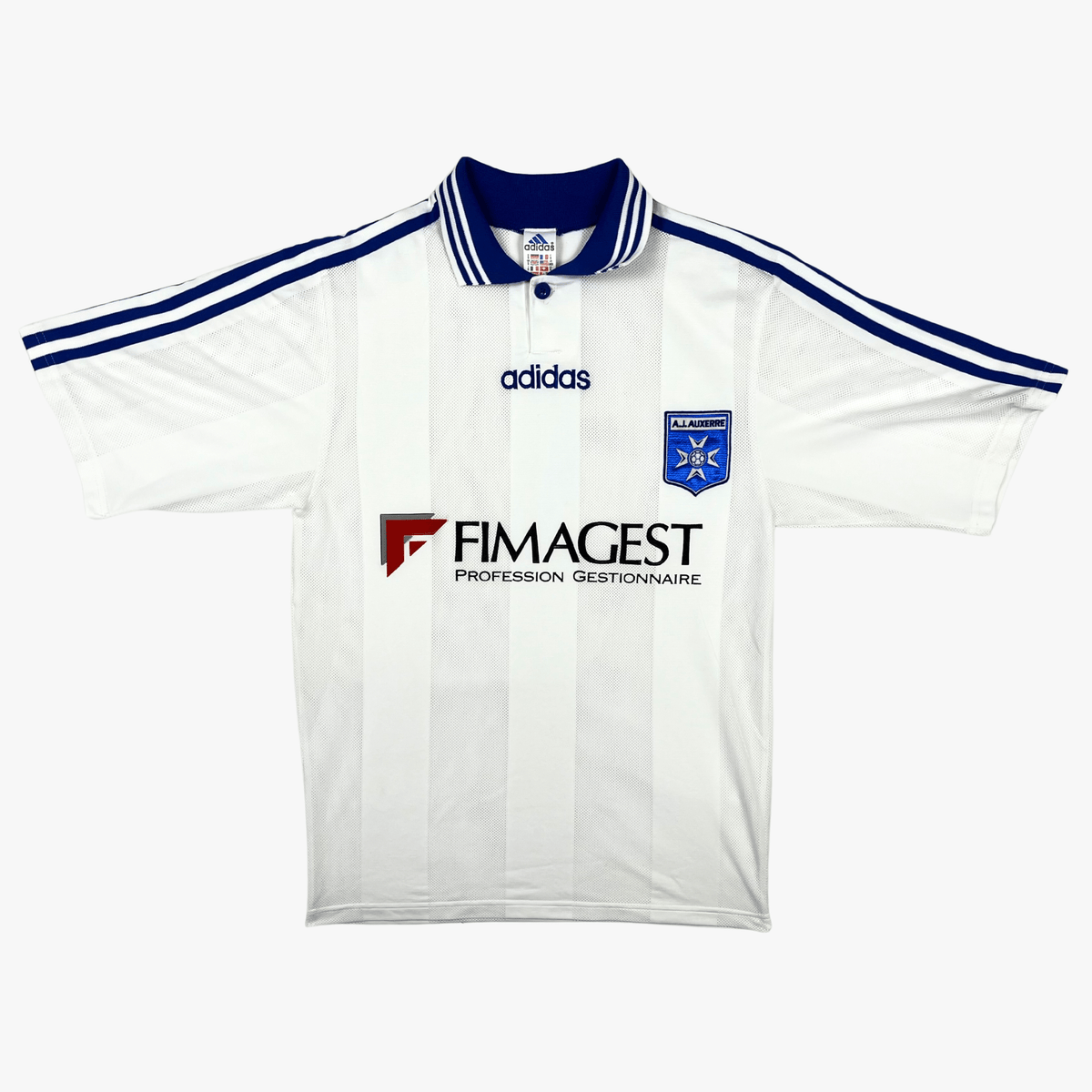 Vintage Auxerre 1997-1998 Home football shirt, size S | Nostalgic Football Shirts