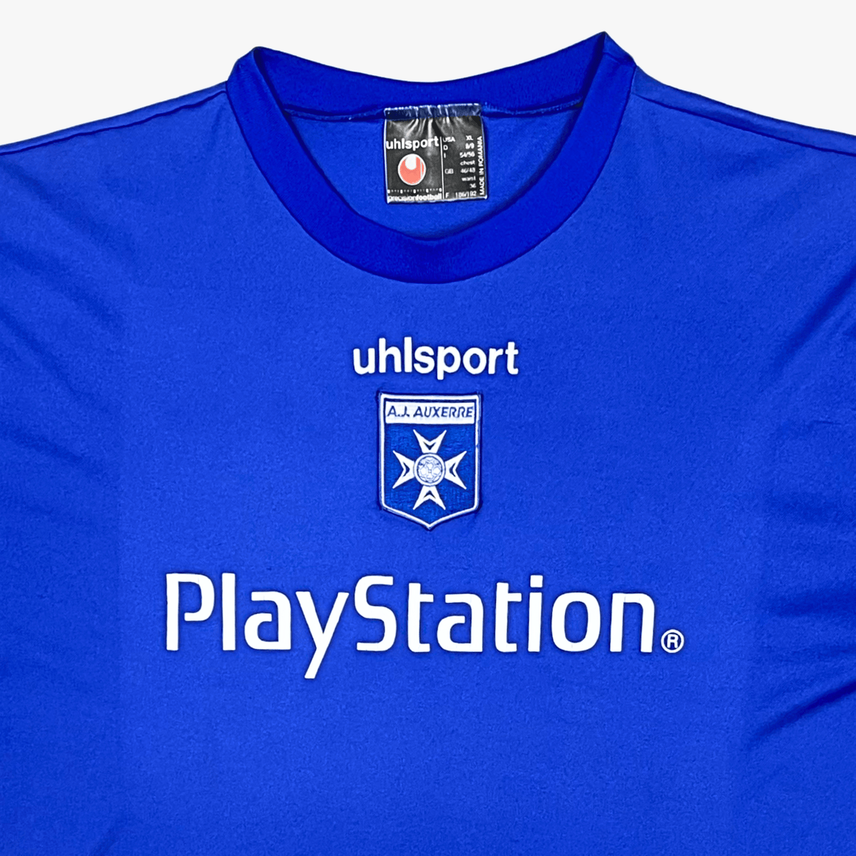 Authentic Uhlsport Auxerre 2004-2005 training shirt, size XL | Nostalgic Football Shirts