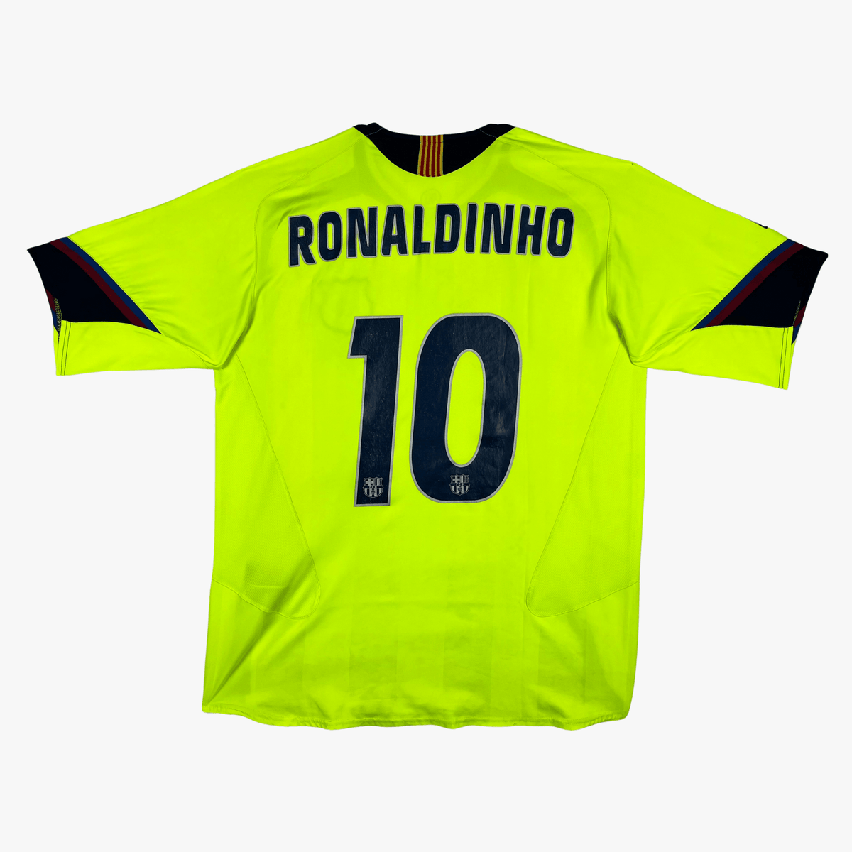 FC Barcelona 2005-06 Away 'Ronaldinho #10' Shirt L