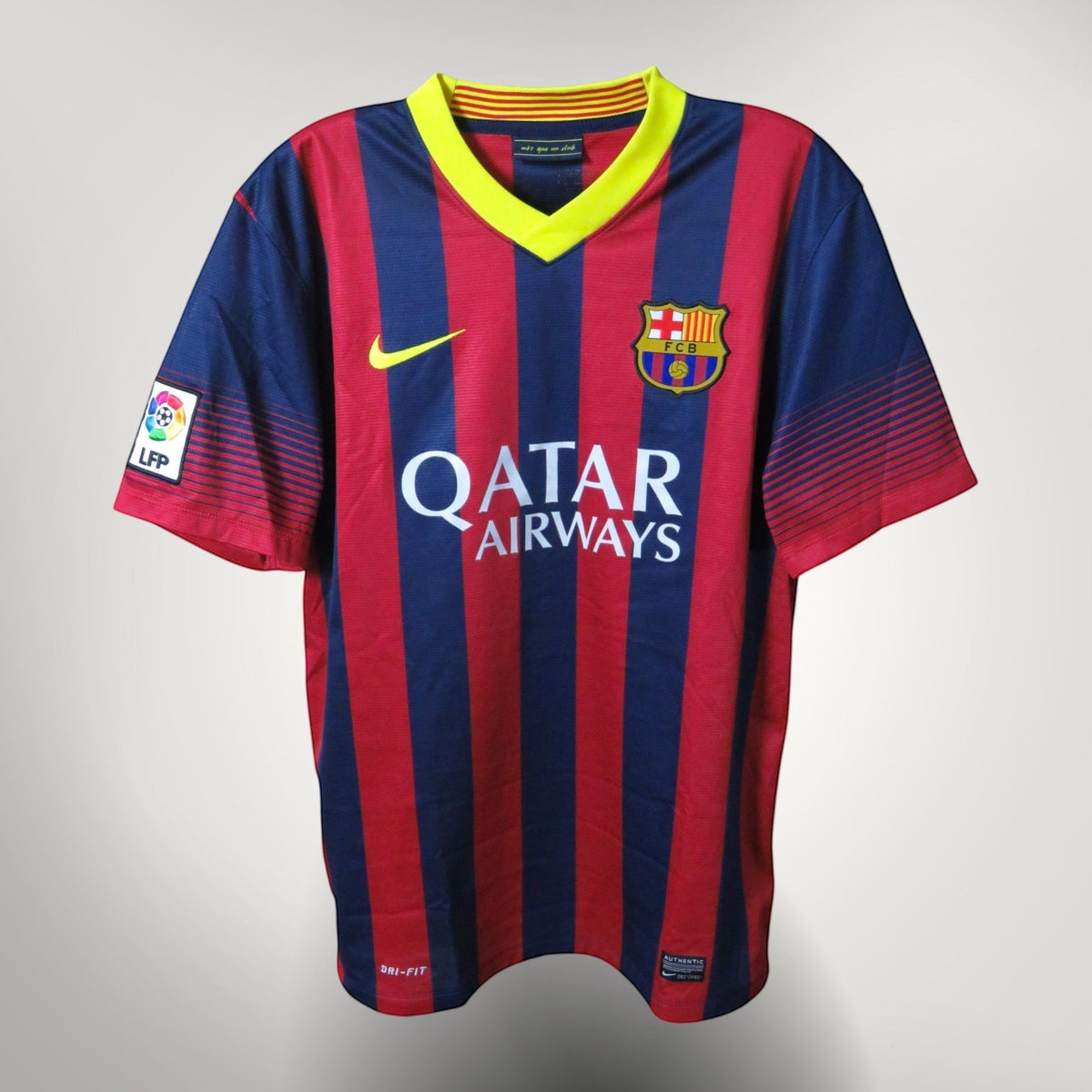 Authentic Nike Barcelona 2013-2014 Home shirt, Neymar Jr 11 on the back, size M | Nostalgic Football Shirts