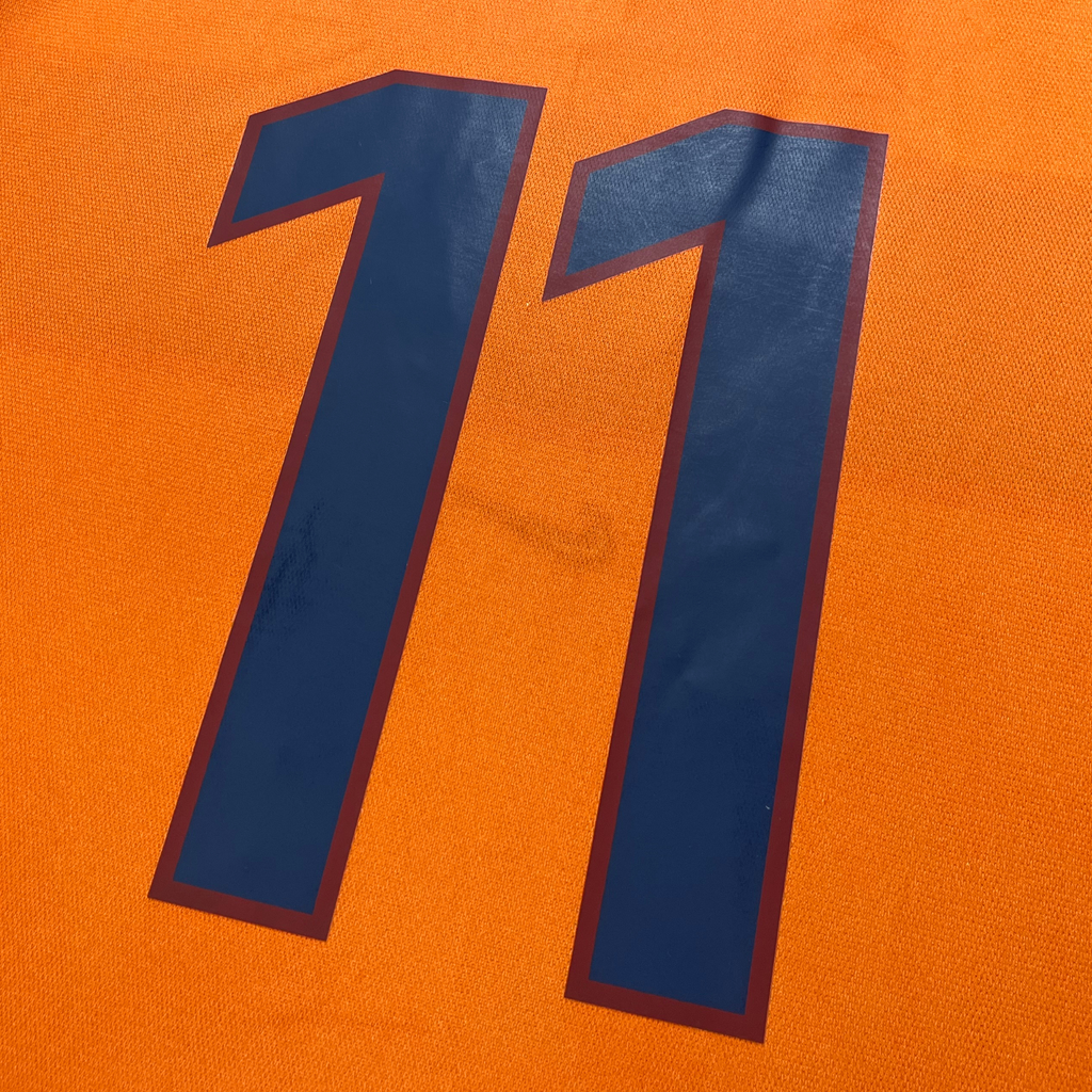 Maillot extérieur FC Barcelone Ligue des Champions 1998-99 Rivaldo n°11, taille XL