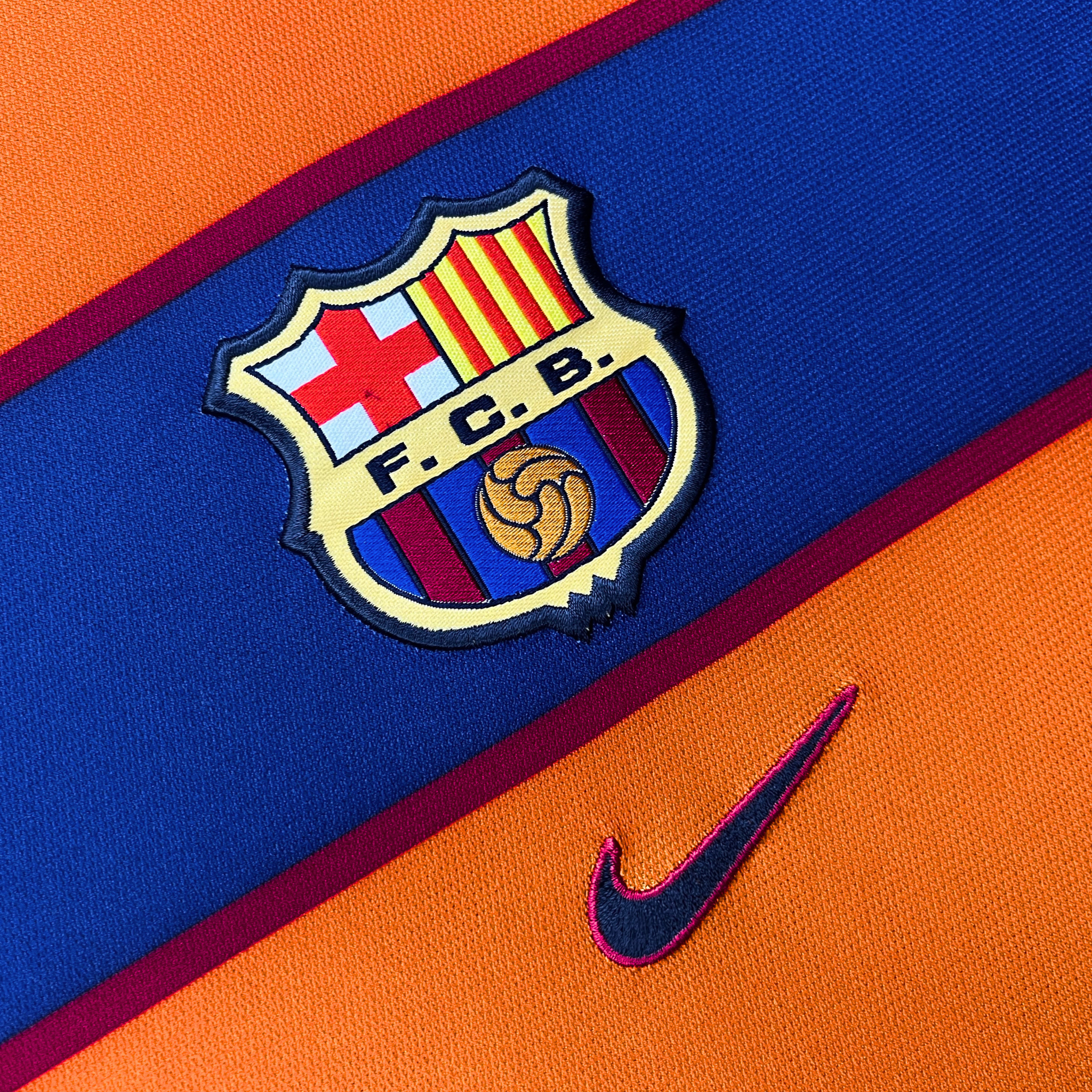 FC Barcelona 1998-99 CL Uitshirt Rivaldo #11 XL