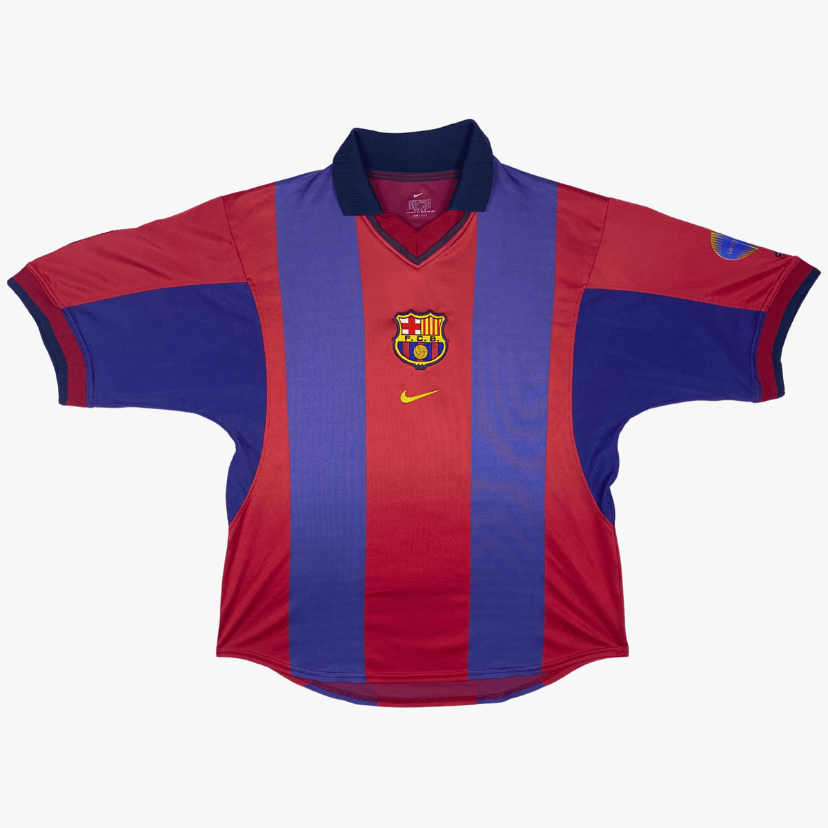 FC Barcelona 2000-01 Home Enrique #21 Shirt M