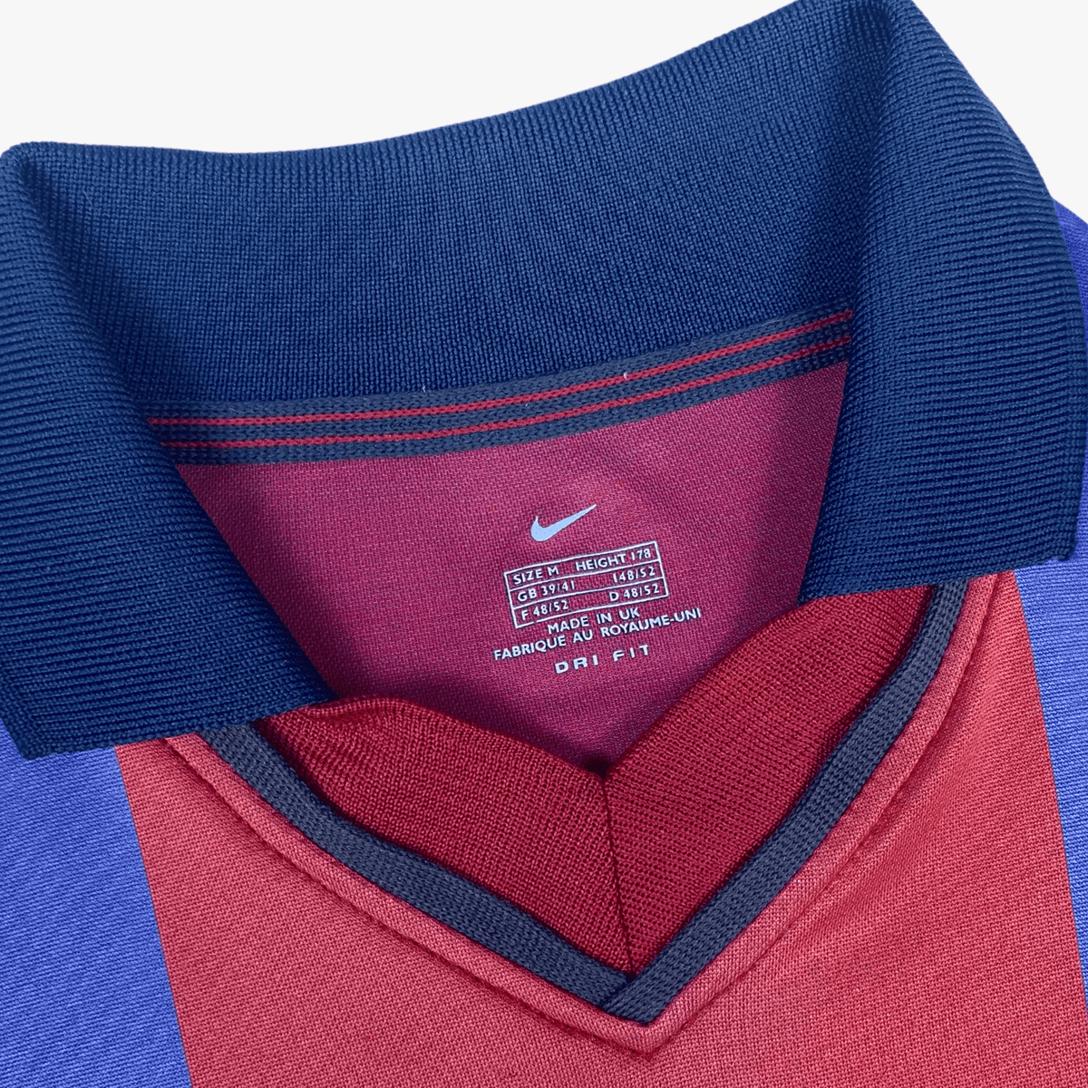 FC Barcelona 2000-01 Home Enrique #21 Shirt M