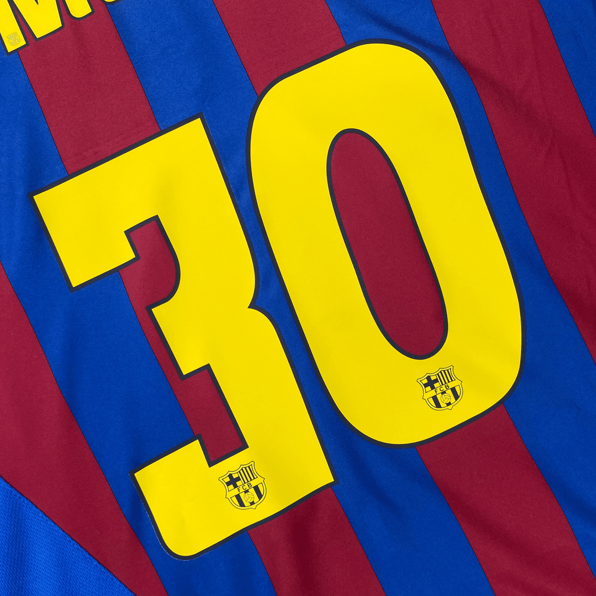 FC Barcelona 2005-06 Home Messi #30 Shirt XL