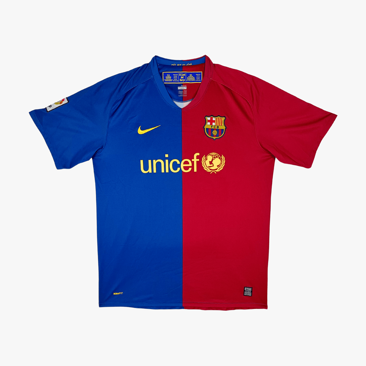 Barcelona 2008-09 Home Messi #10 Shirt L