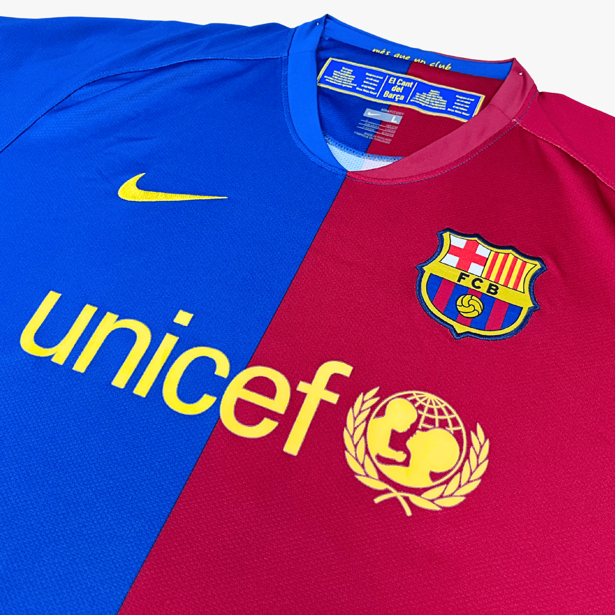 Barcelona 2008-09 Home Messi #10 Shirt L