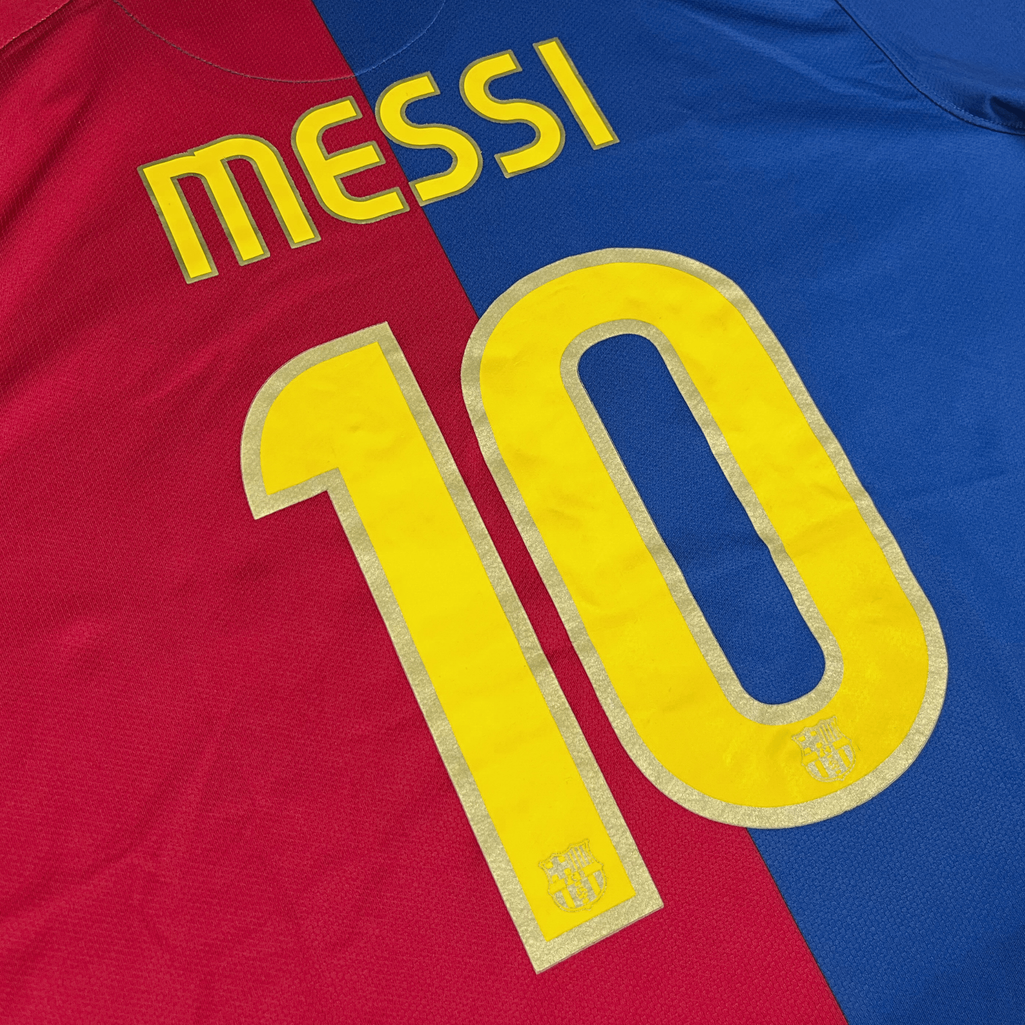 Barcelona 2008-09 Home Messi #10 Shirt L