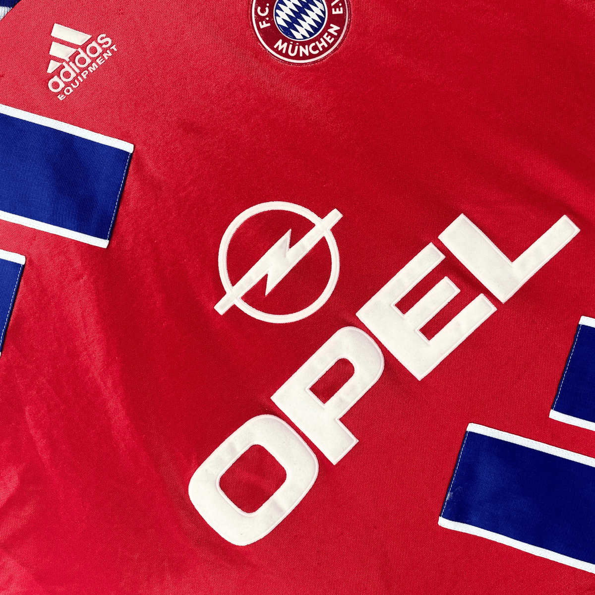Retro Bayern Munich 1993-1995 Home football jersey by Adidas, size L | Nostalgic Football Shirts