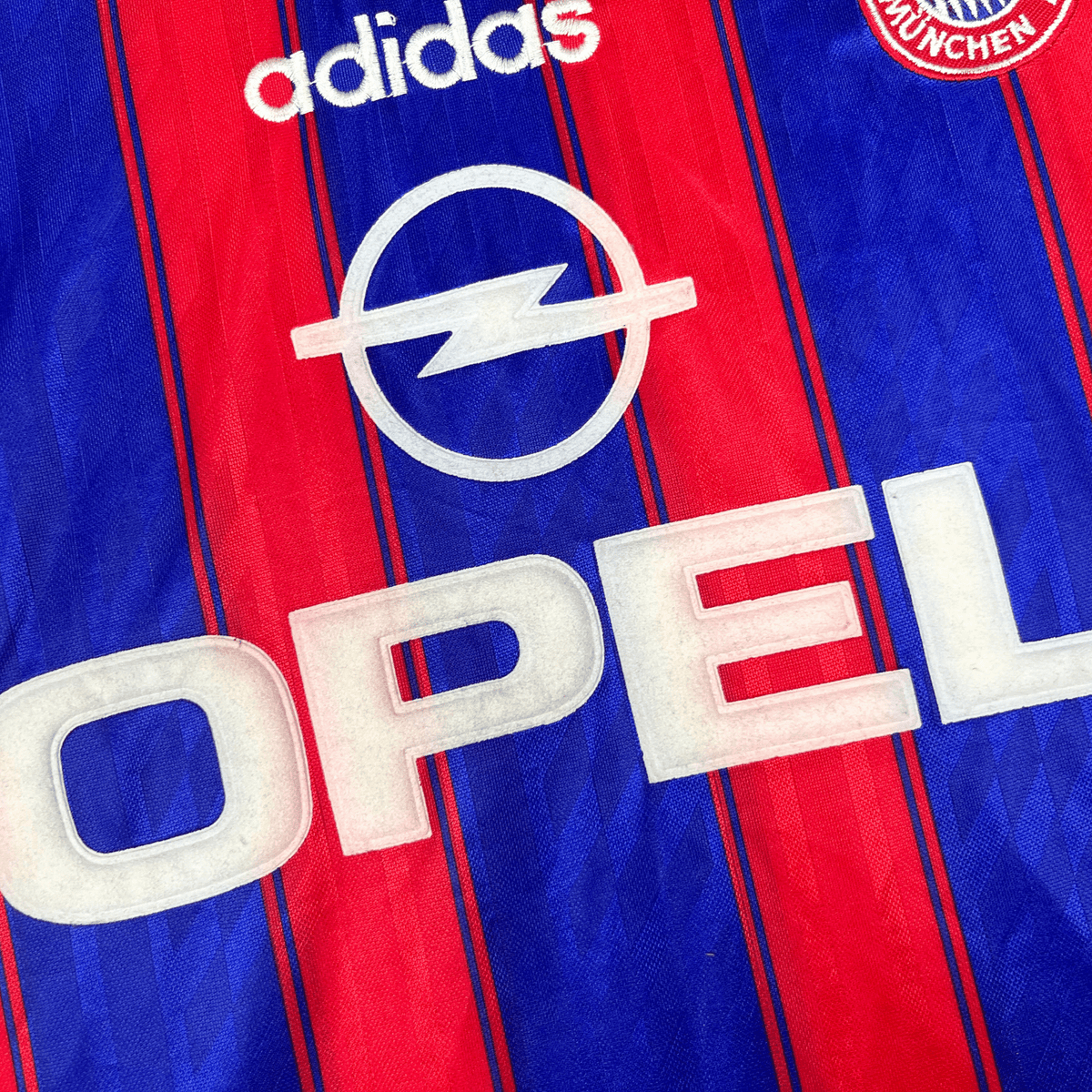 Retro Bayern Munich 1995-1997 Home football jersey by Adidas, size XL | Nostalgic Football Shirts