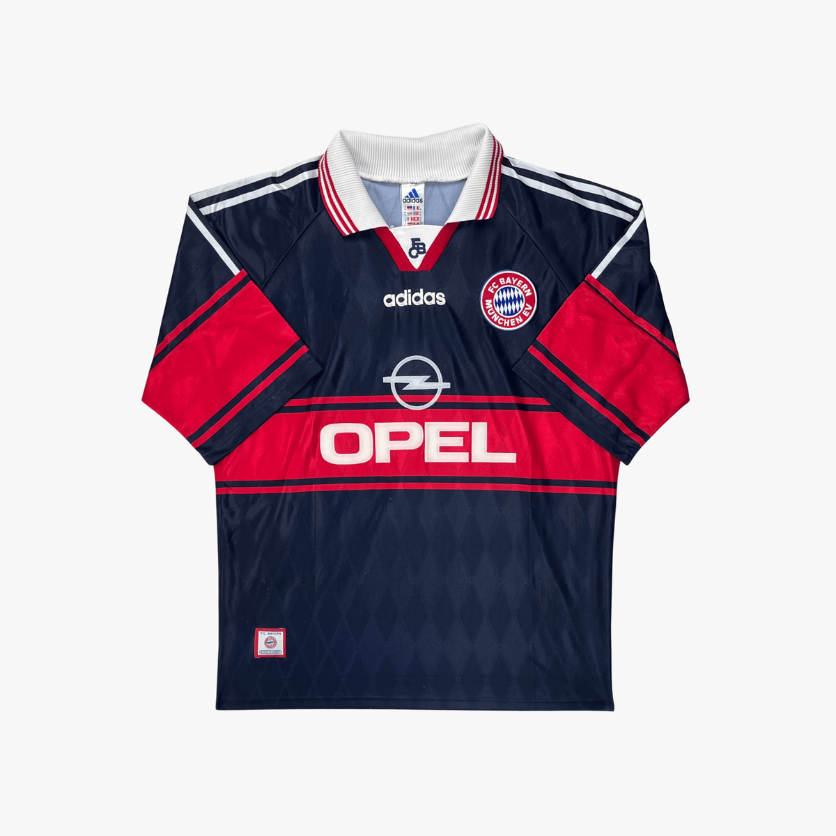 Authentic Adidas Bayern Munich 1997-1999 Home shirt, Matthäus 10 on the back, size XL | Nostalgic Football Shirts