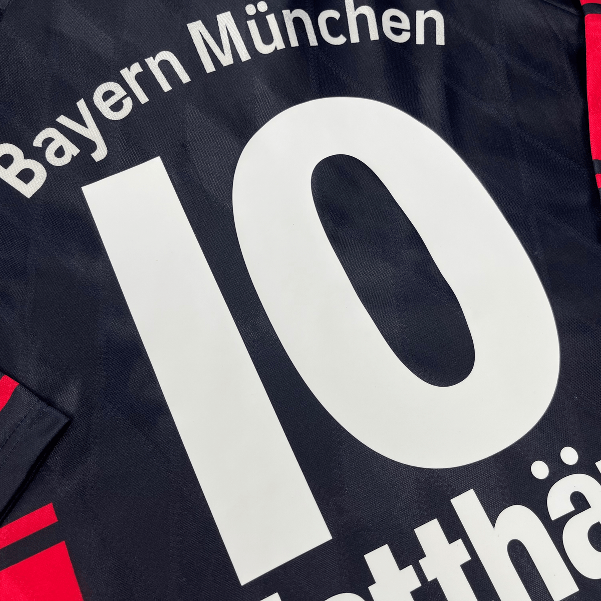 Original Bayern Munich 1997-1999 Home football shirt, size XL, Matthäus 10 | Nostalgic Football Shirts