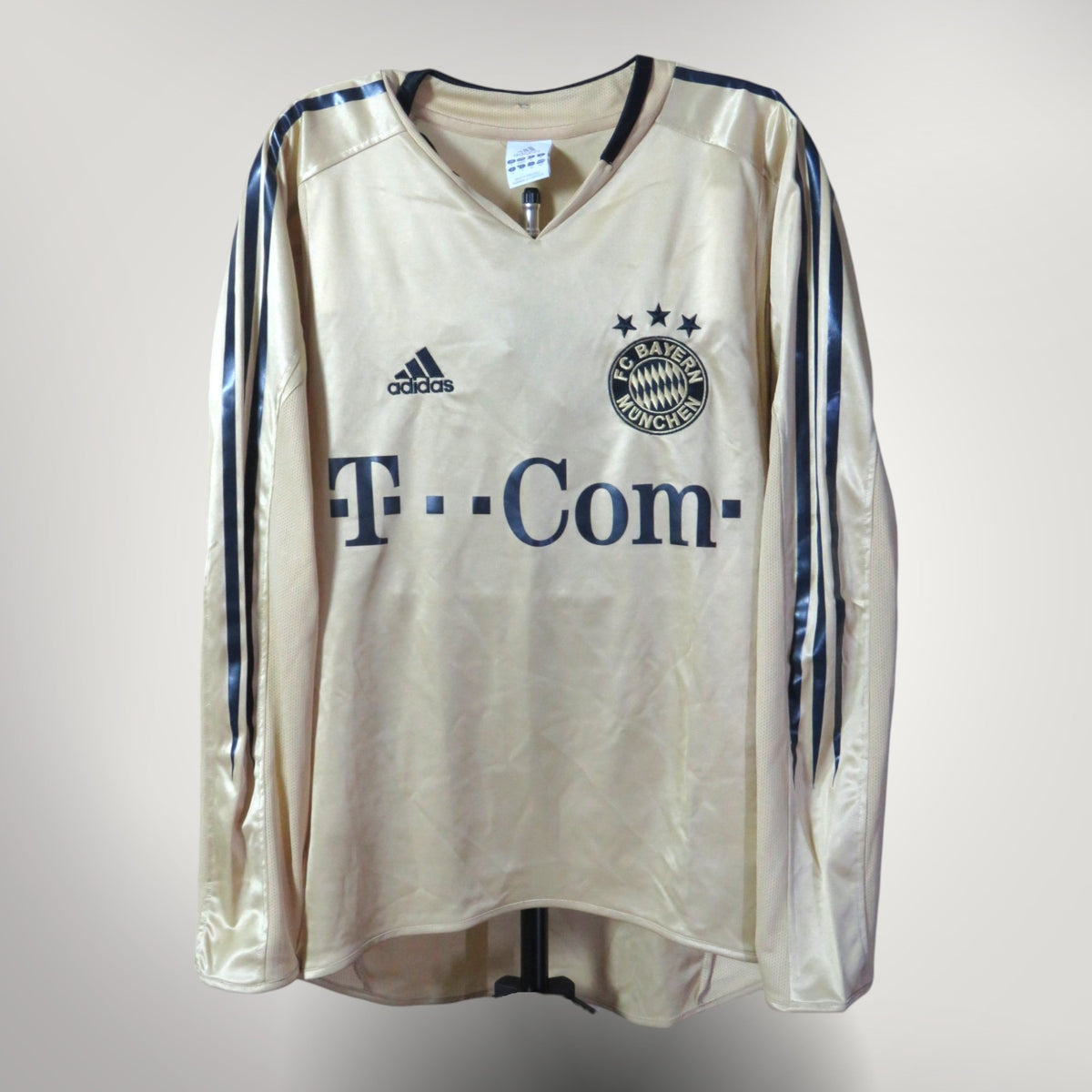 Authentic Adidas Bayern Munich 2004-2005 Away longsleeve shirt, Ballack 13 on the back, size S | Nostalgic Football Shirts