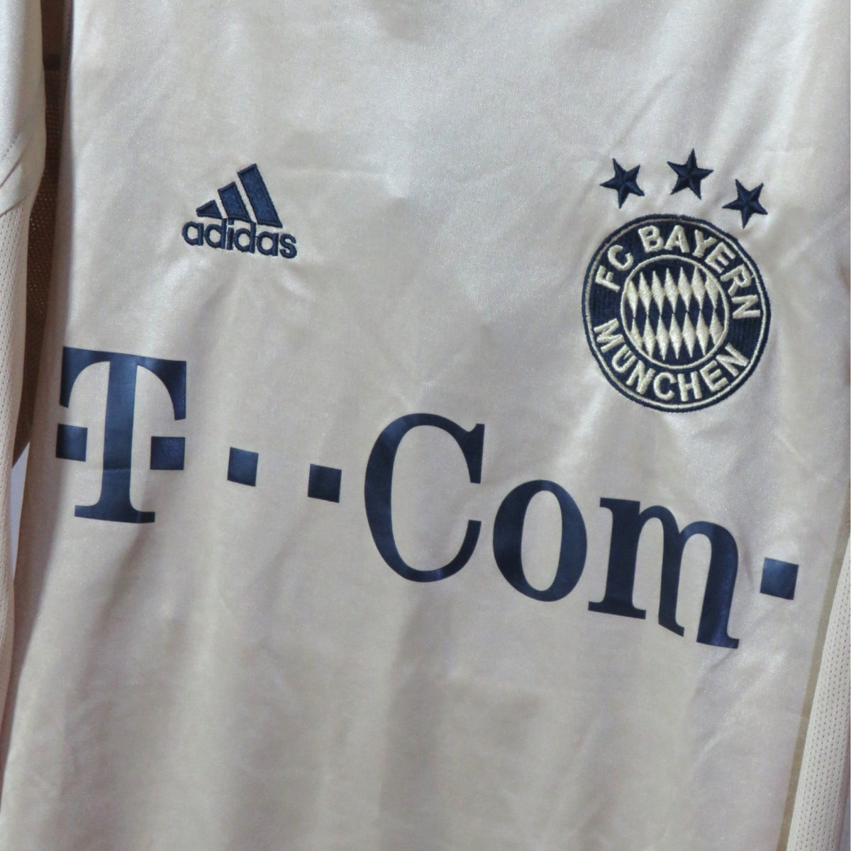 Original Bayern Munich 2004-2005 Away longsleeve football shirt, size S, Ballack 13 | Nostalgic Football Shirts