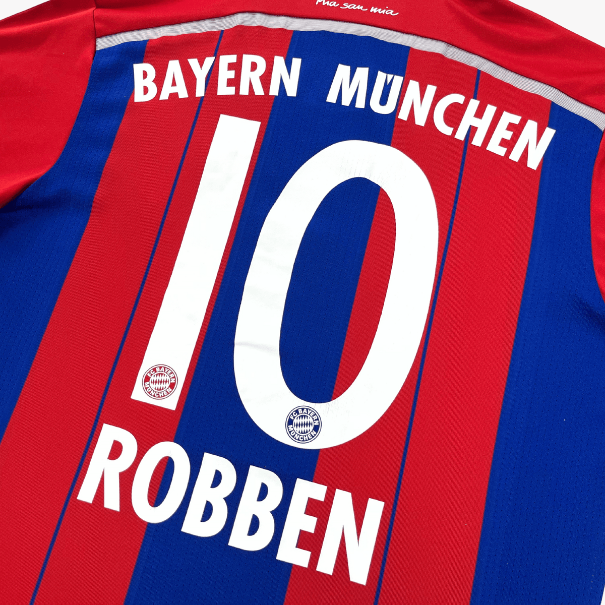Original Bayern Munich 2014-2015 Home football shirt, size M, Robben 10 | Nostalgic Football Shirts