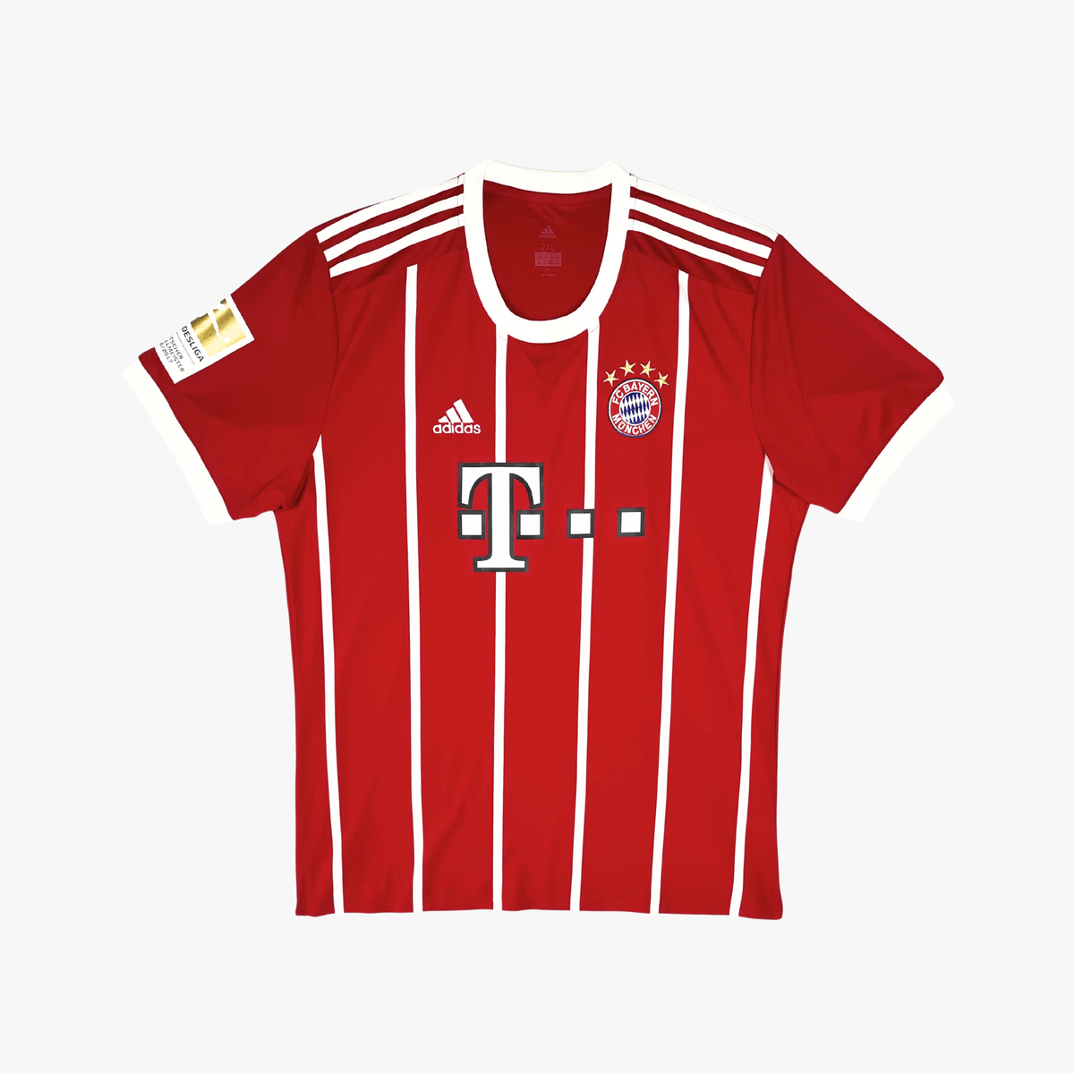 Authentic Adidas Bayern Munich 2017-2018 Home shirt, Boateng 17 on the back, size XXL | Nostalgic Football Shirts