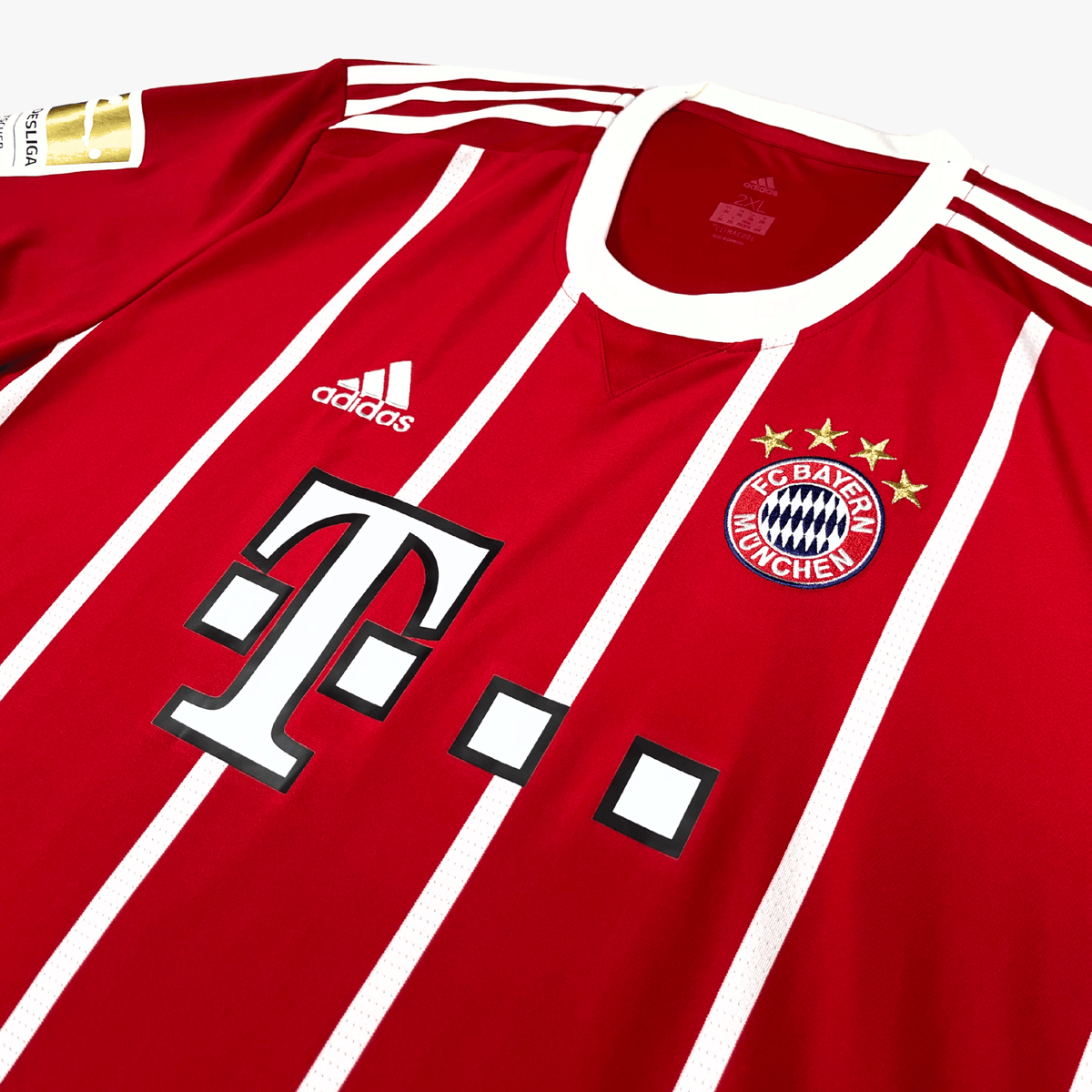 Retro Bayern Munich 2017-2018 Home football jersey by Adidas, Boateng 17, size XXL | Nostalgic Football Shirts