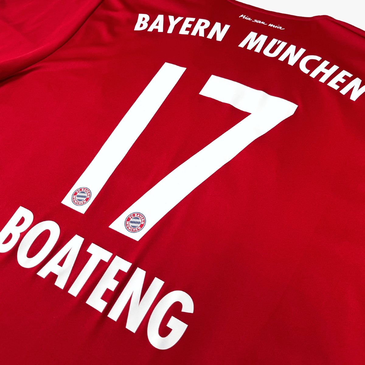 Original Bayern Munich 2017-2018 Home football shirt, size XXL, Boateng 17 | Nostalgic Football Shirts