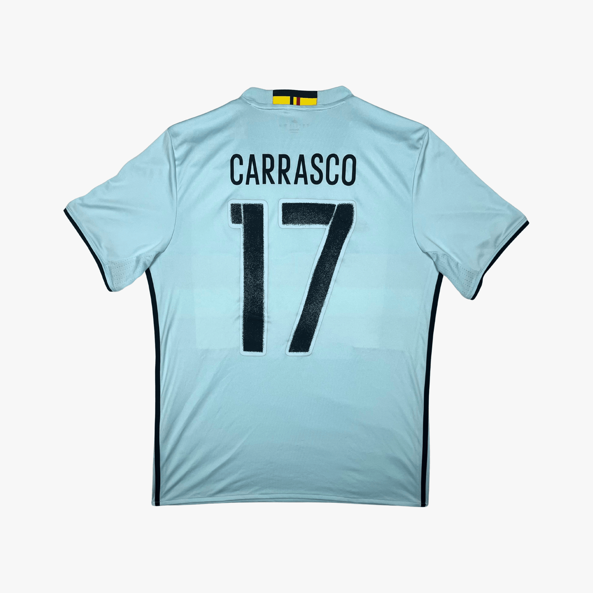 Vintage Belgium 2016-2017 Away football shirt with Carrasco 17 print, size L | Nostalgic Football Shirts
