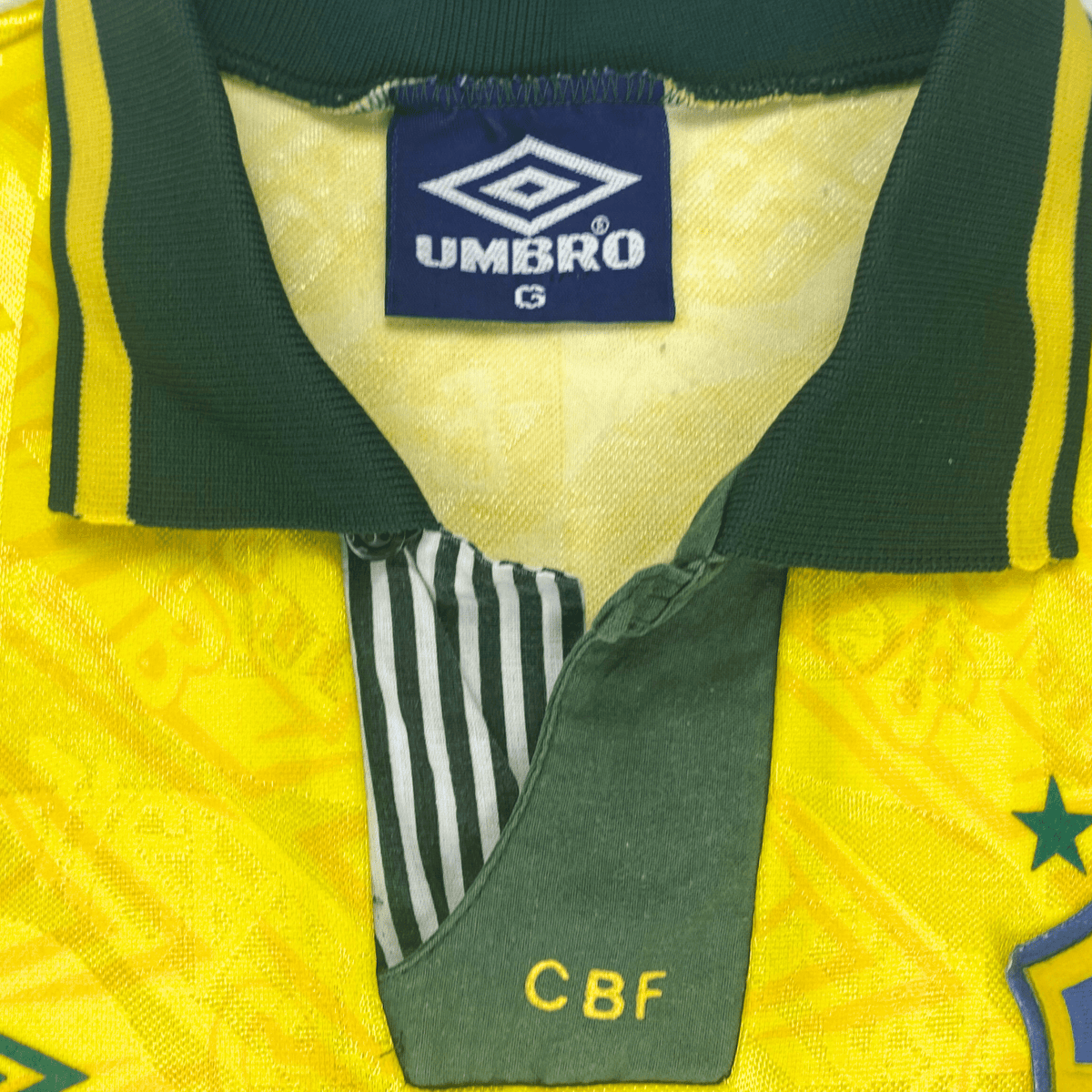 Authentic Umbro Brazil 1991-1993 Home shirt, size L | Nostalgic Football Shirts