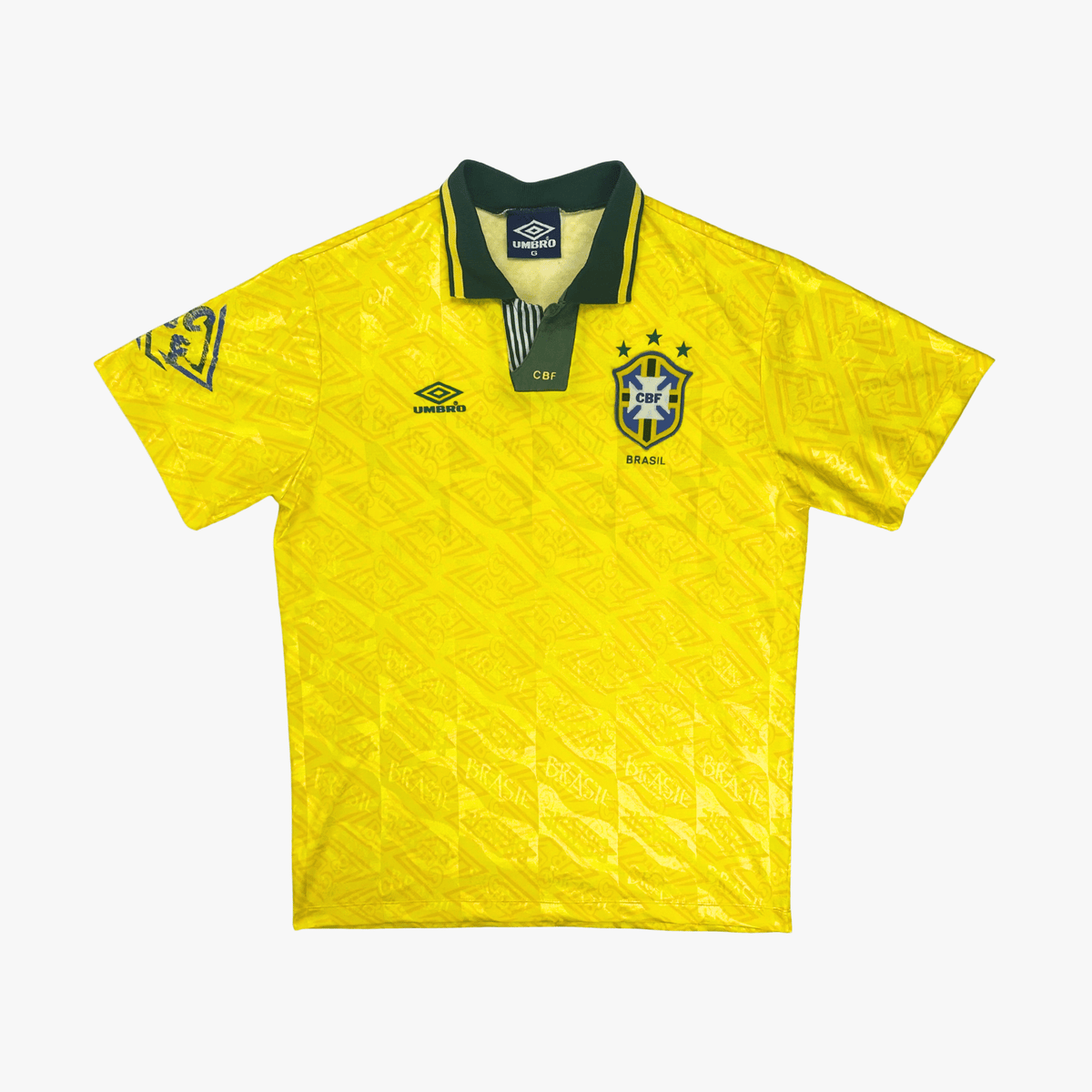 Vintage Brazil 1991-1993 Home football shirt, size L | Nostalgic Football Shirts