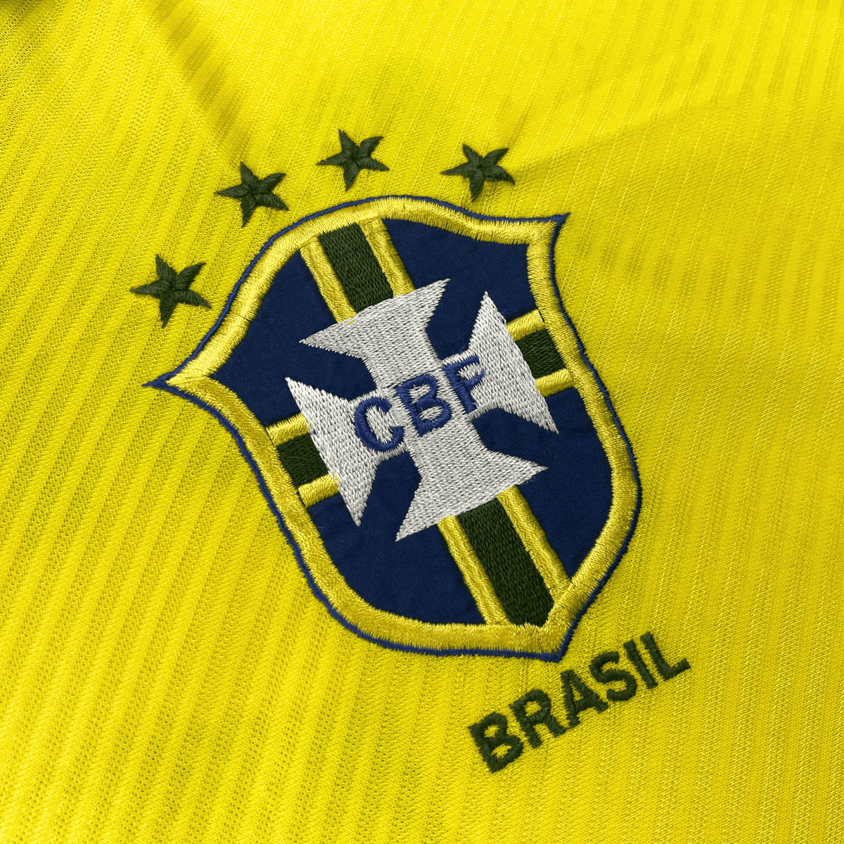 Vintage Brazil 1995-1996 Home football shirt with Romario print, size XL | Nostalgic Football Shirts