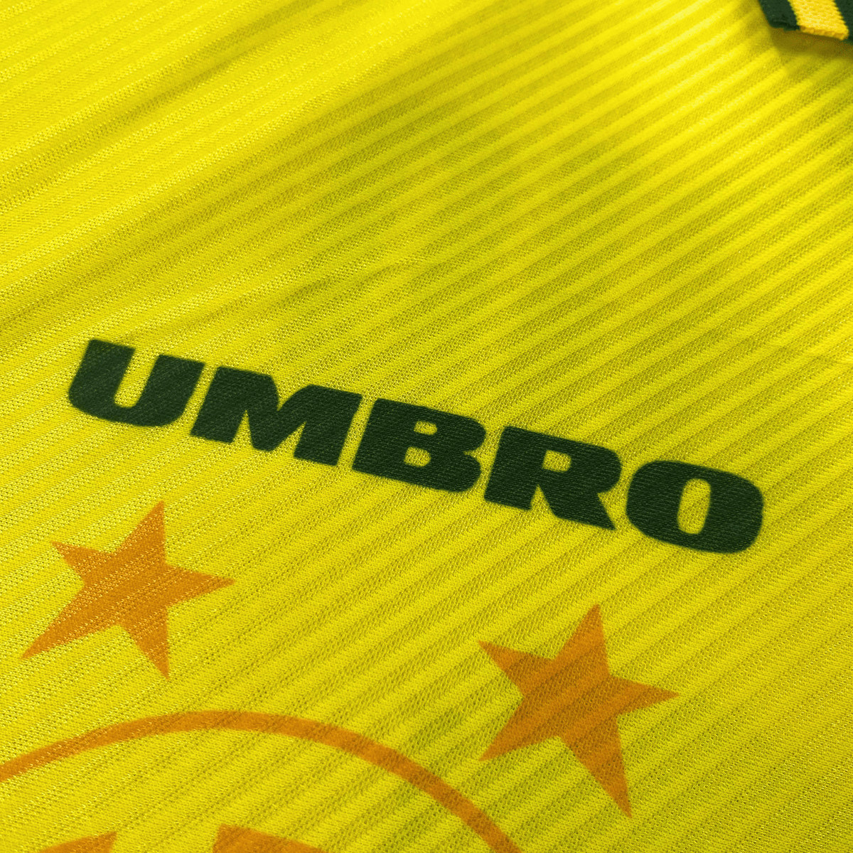 Authentic Umbro Brazil 1995-1996 Home shirt, Romario on the back, size XL | Nostalgic Football Shirts