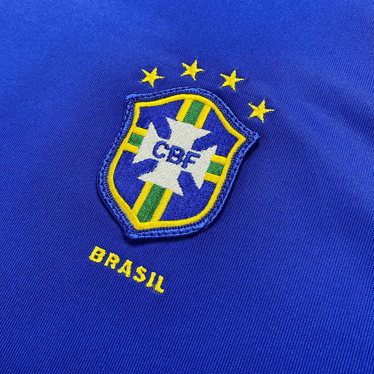 Vintage Brazil 2000-2002 Away football shirt with Ronaldo 9 print, size L | Nostalgic Football Shirts