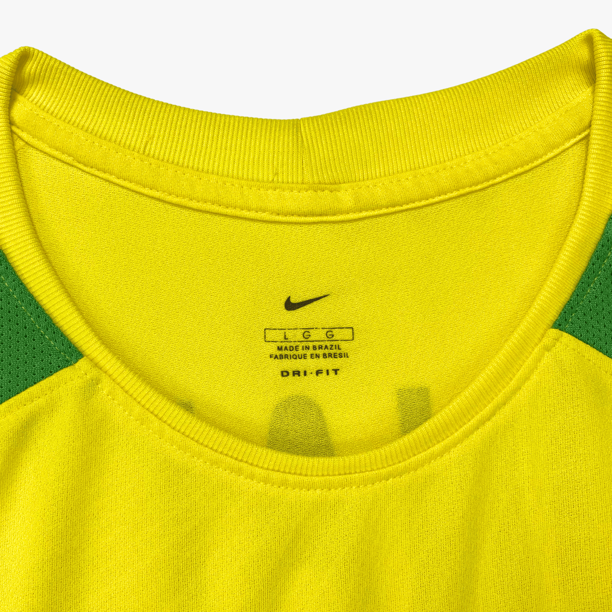 Retro Brazil 2002-2004 Home football jersey by Nike, Ronaldo 9, size L | Nostalgic Football Shirts