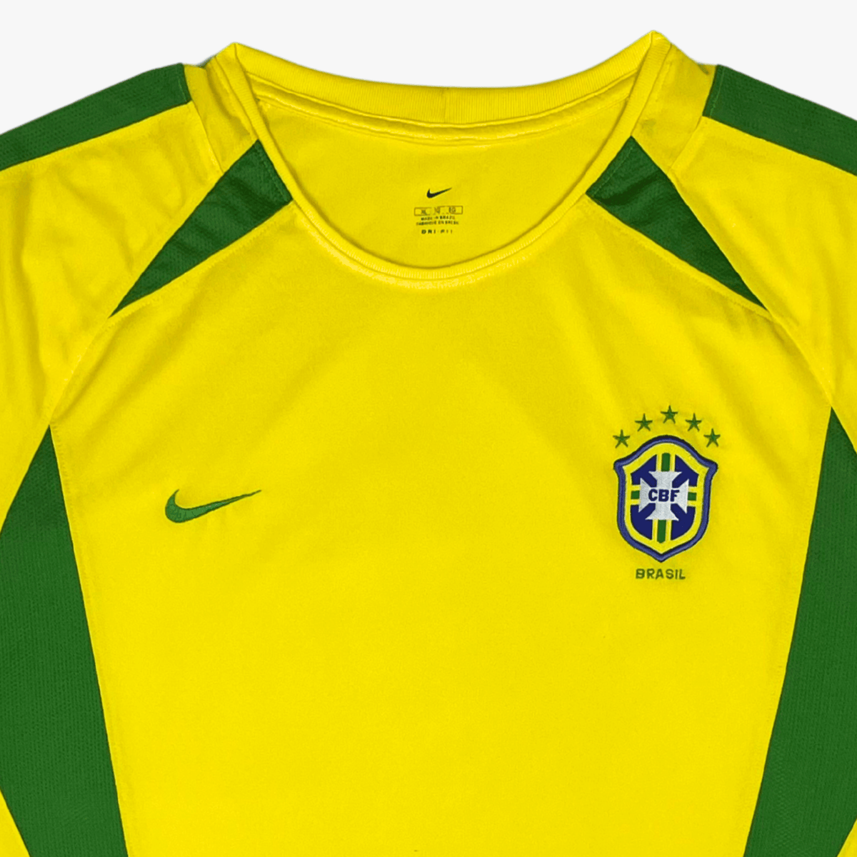Authentic Nike Brazil 2002-2004 Home shirt, size XL | Nostalgic Football Shirts