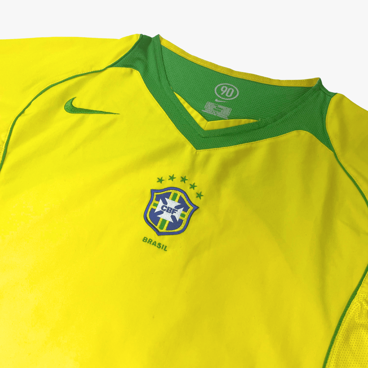 Retro Brazil 2004-2006 Home football jersey by Nike, size L | Nostalgic Football Shirts