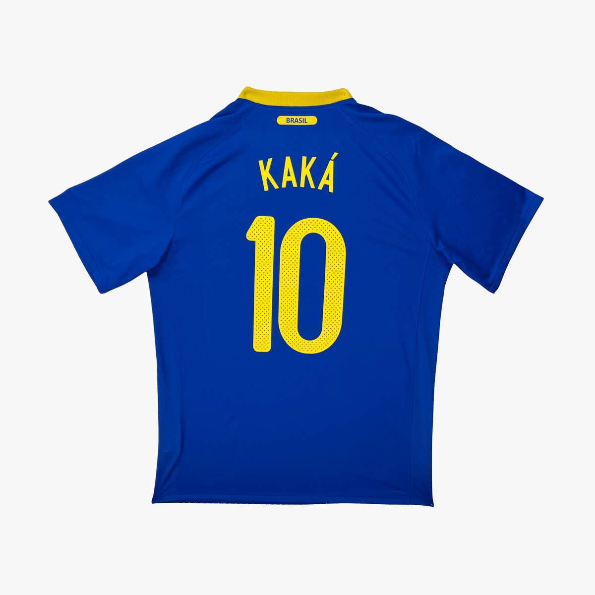 Vintage Brazil 2010-2011 Away football shirt with Kaka 10 print, size L, product code 369251-493 | Nostalgic Football Shirts