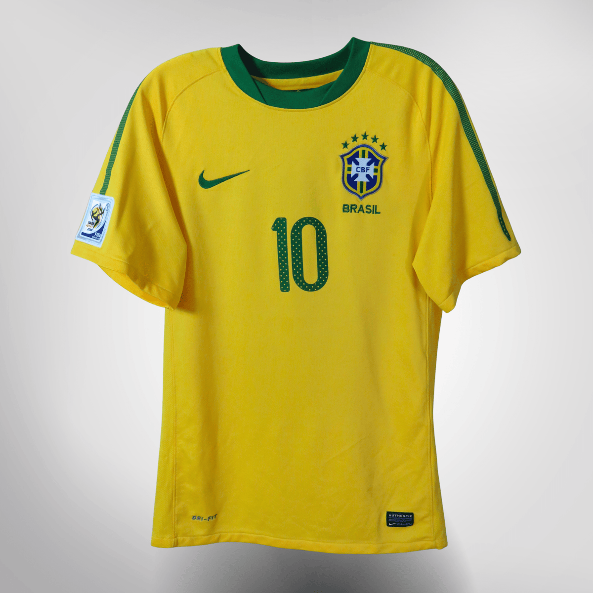 Authentic Nike Brazil 2010-2011 Home shirt, Kaka 10 on the back, size S | Nostalgic Football Shirts