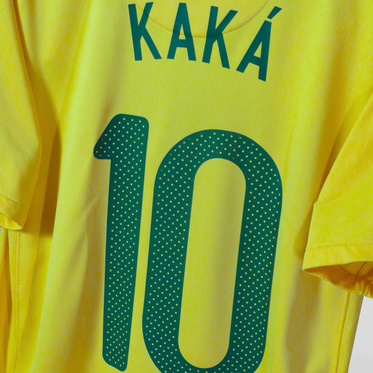 Retro Brazil 2010-2011 Home football jersey by Nike, Kaka 10, size S | Nostalgic Football Shirts