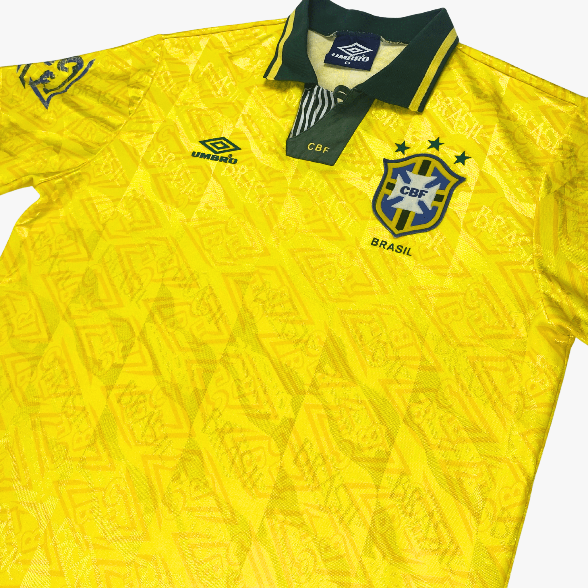 Brazil 1991-93 Home Shirt L