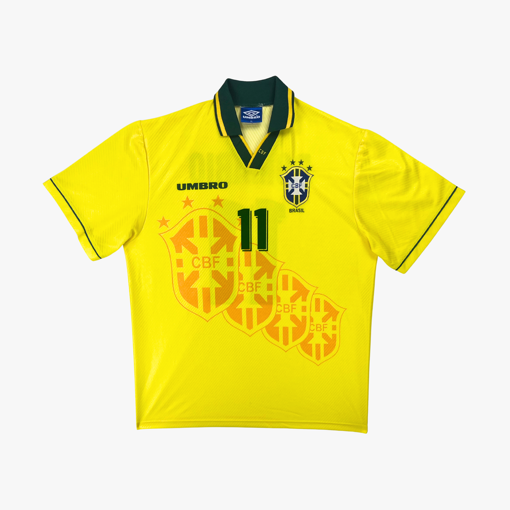 Brazilië 1995-96 Thuisshirt Romario XL