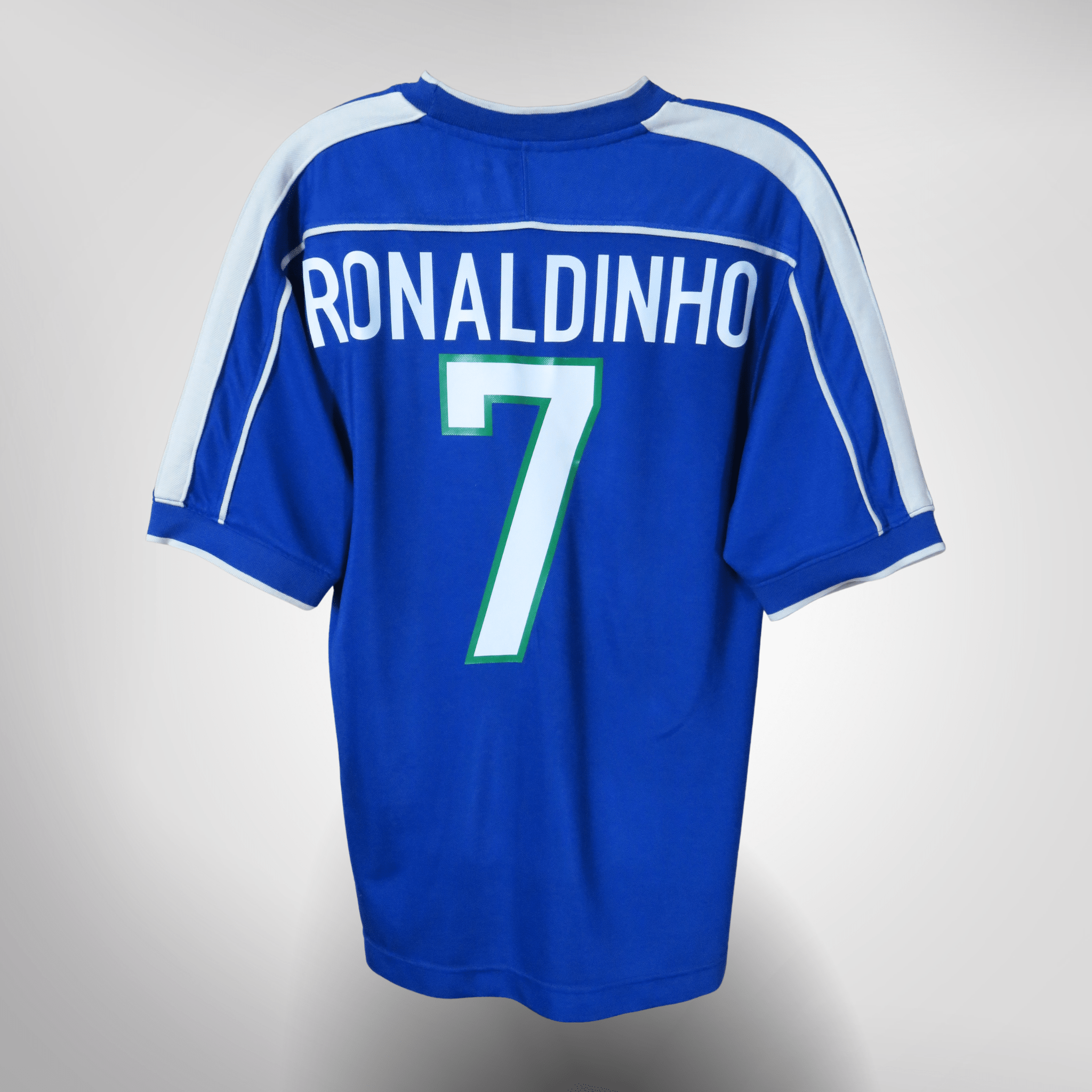 Brazil 1998-00 Away Ronaldinho #7 Shirt M