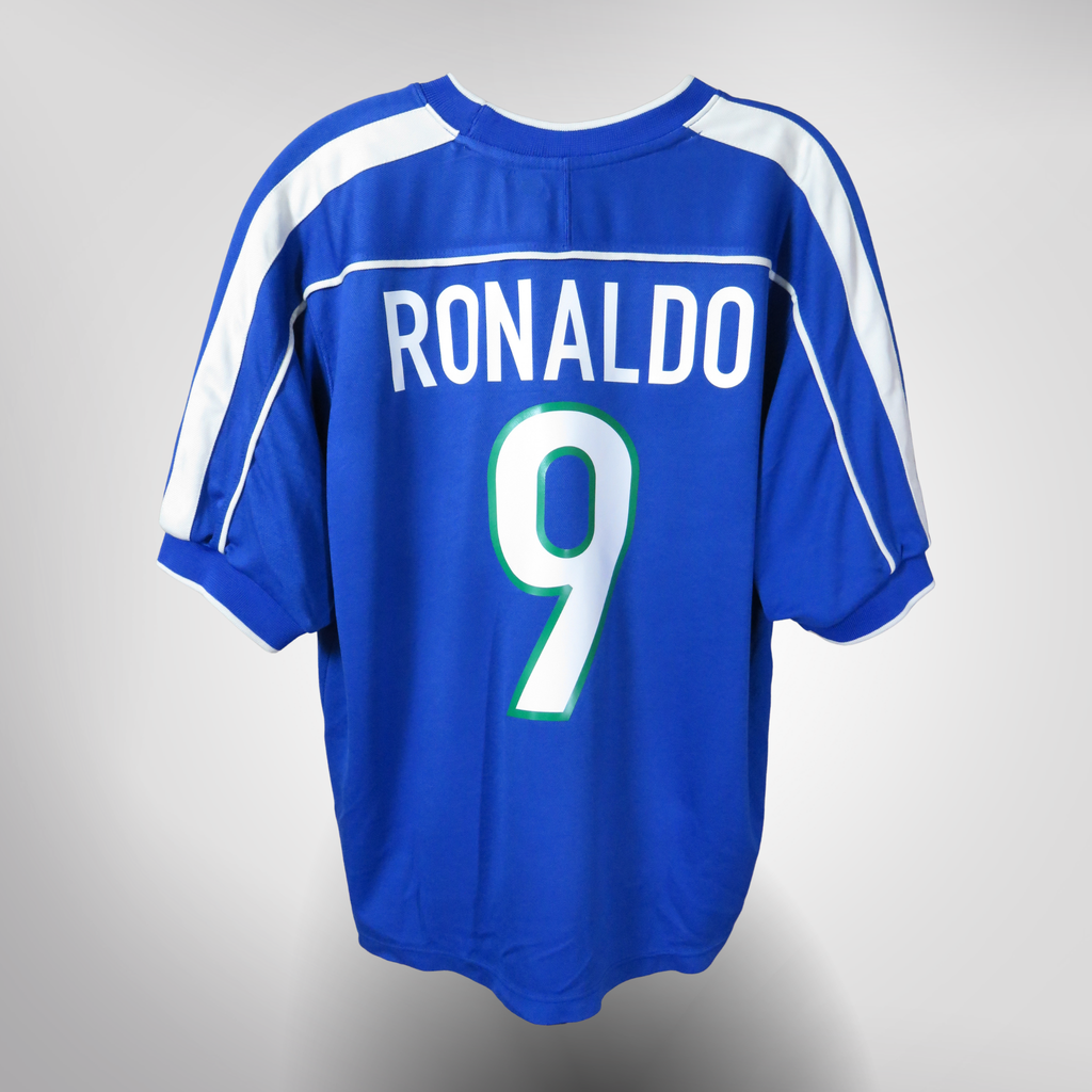 Brazil 1998-00 Away Ronaldo #9 Shirt L