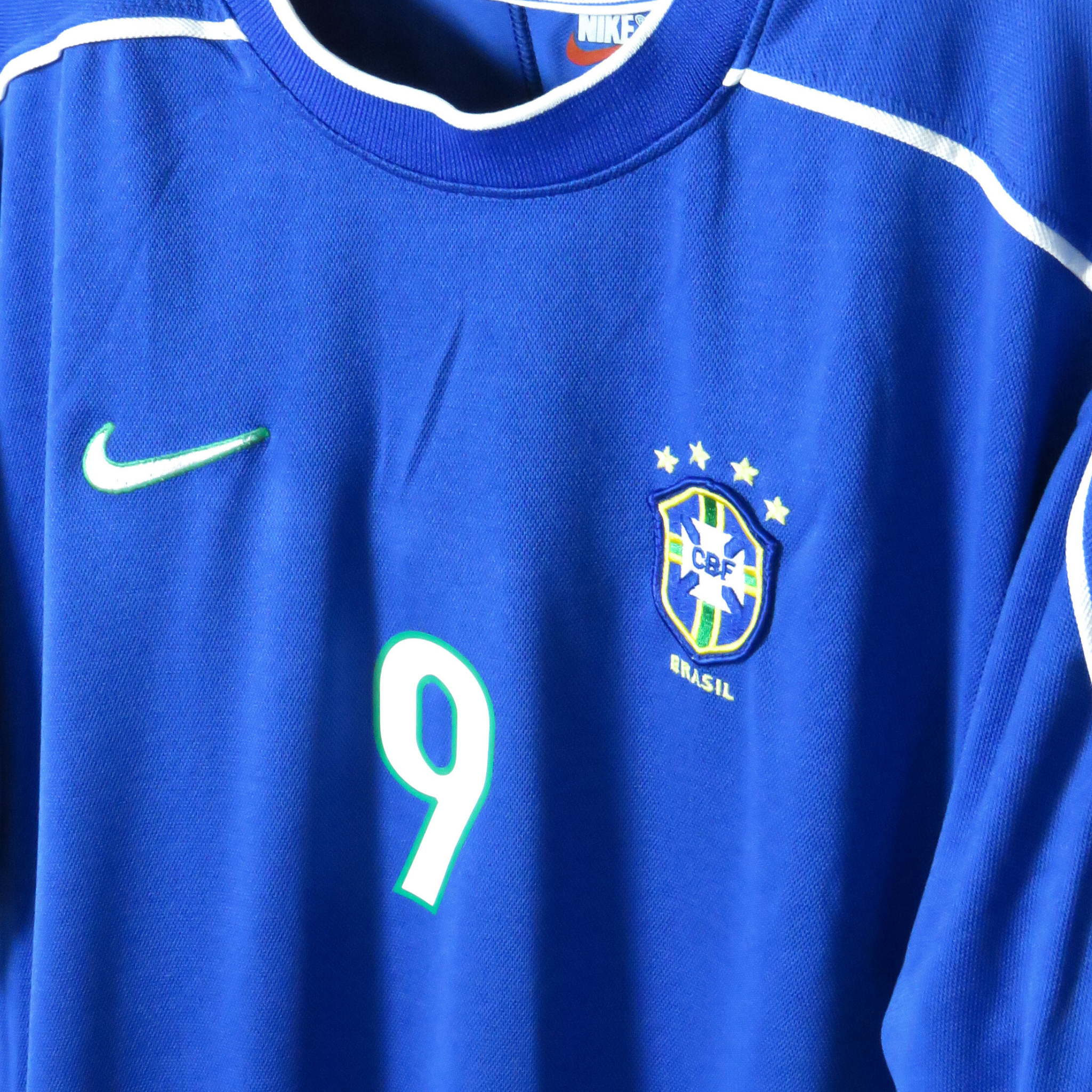 Brazil 1998-00 Away Ronaldo #9 Shirt L