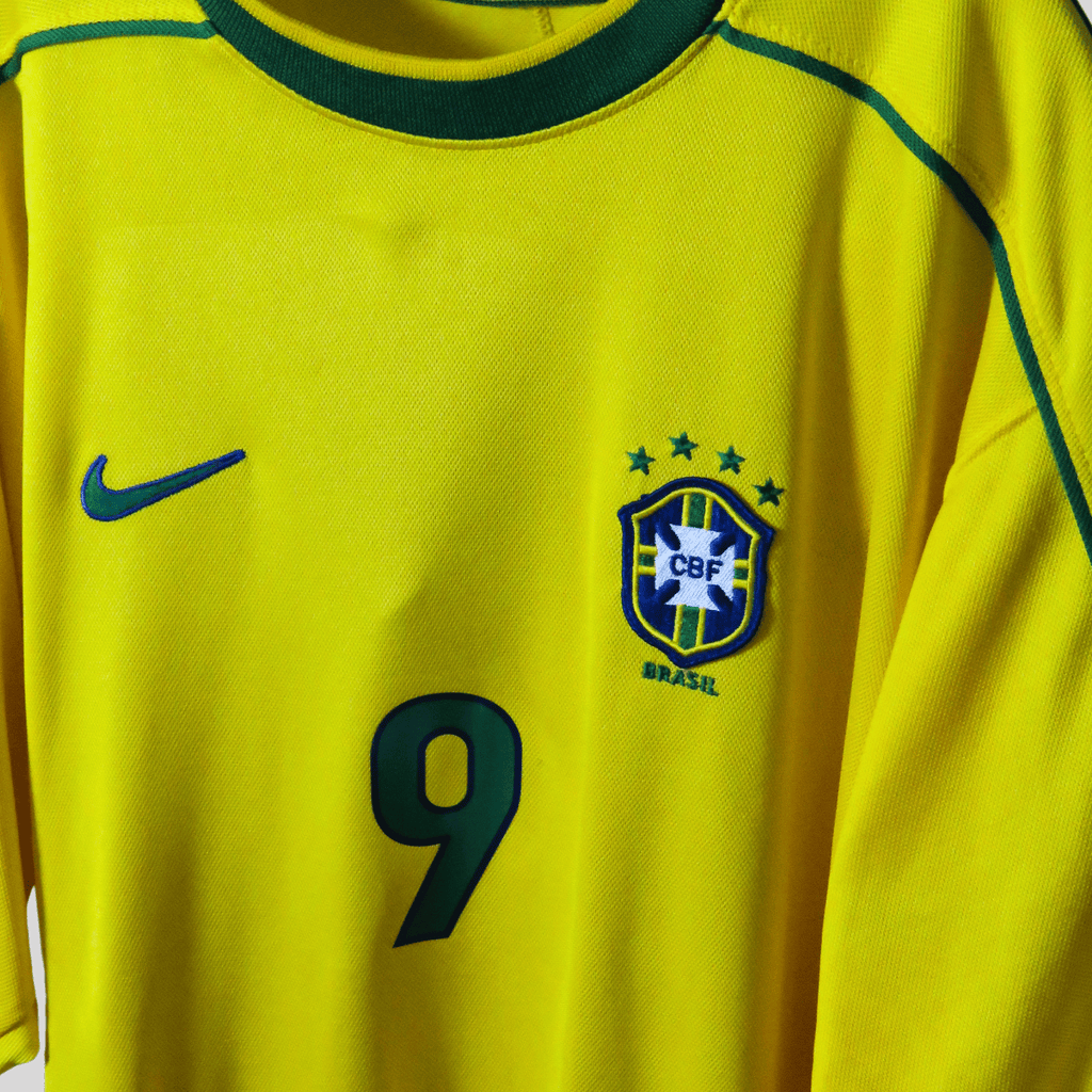 Brazil 1998-00 Home Ronaldo #9 Shirt XL