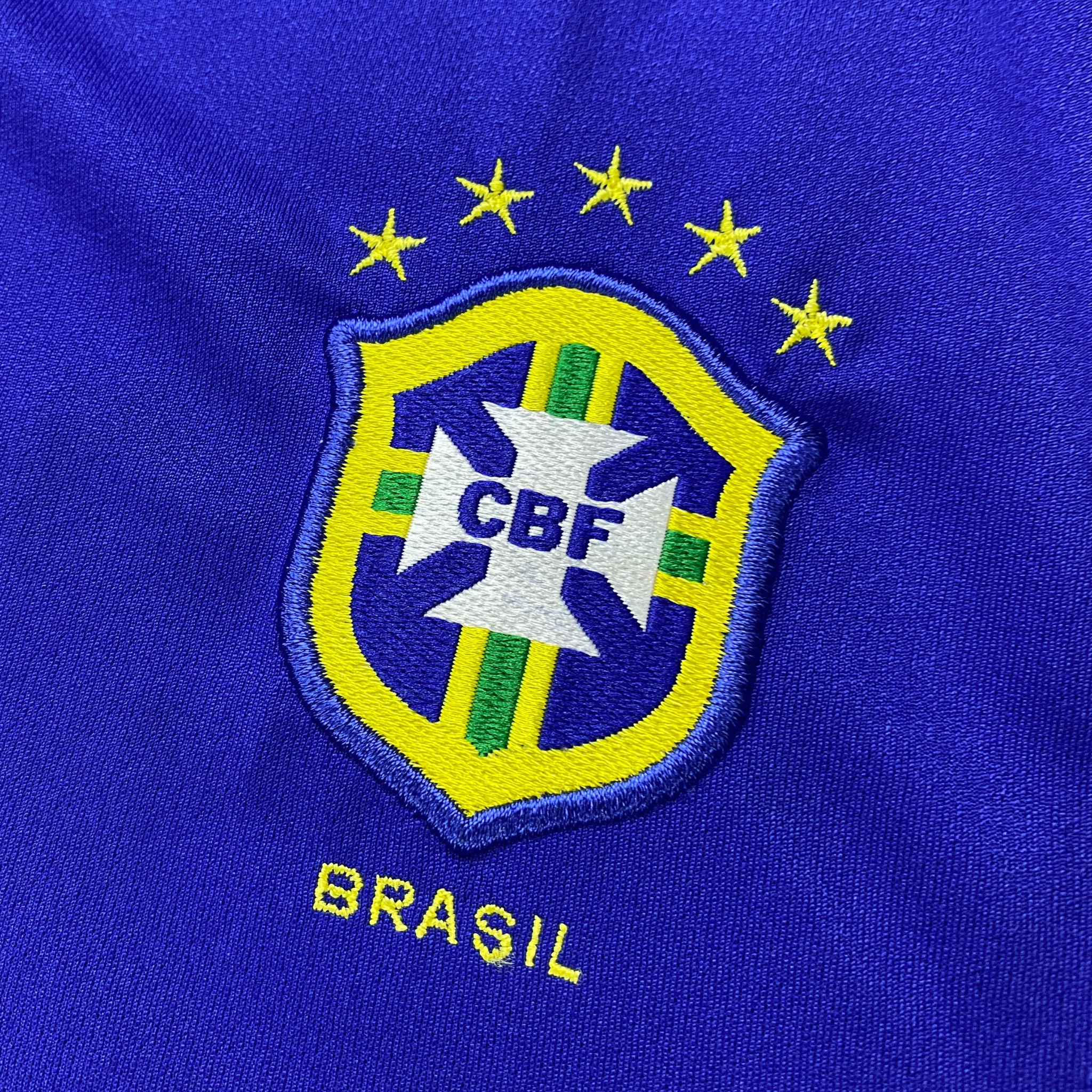 Brazilië 2002-04 Uitshirt Ronaldinho #10 L