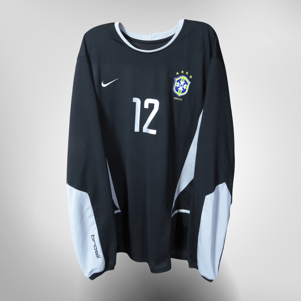 Brazil 2002-04 Keeper Dida #12 Shirt XL
