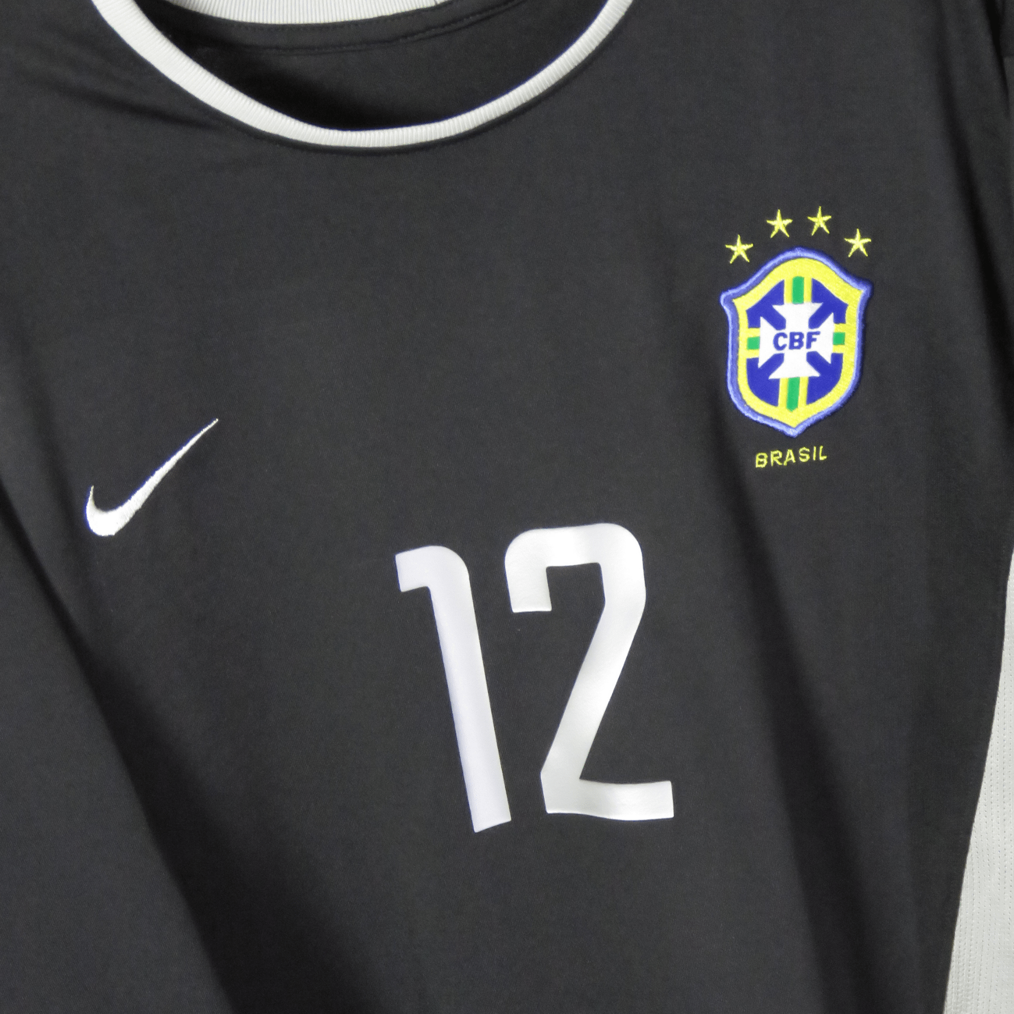 Brazil 2002-04 Keeper Dida #12 Shirt XL