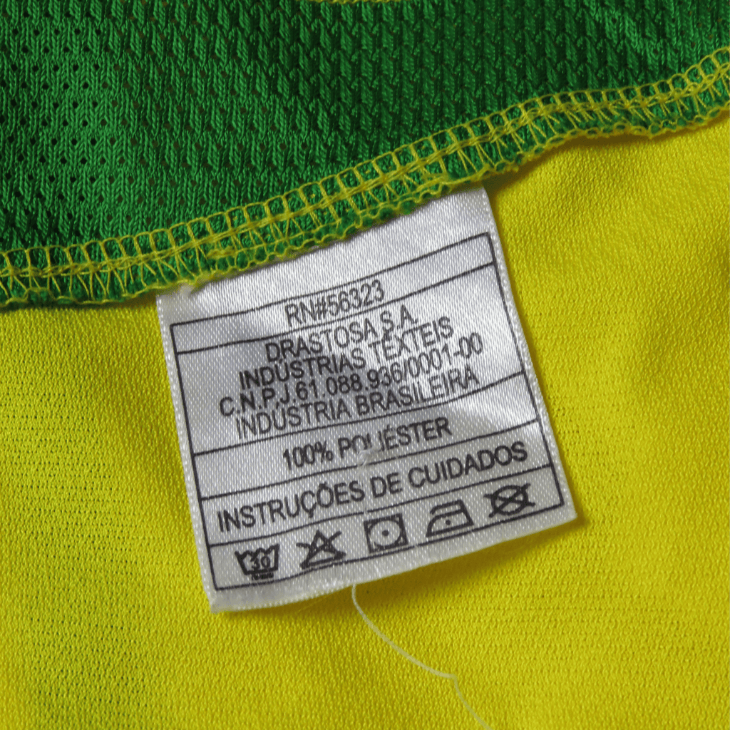 Brazil 2002-04 Home Roberto Carlos #6 Shirt M