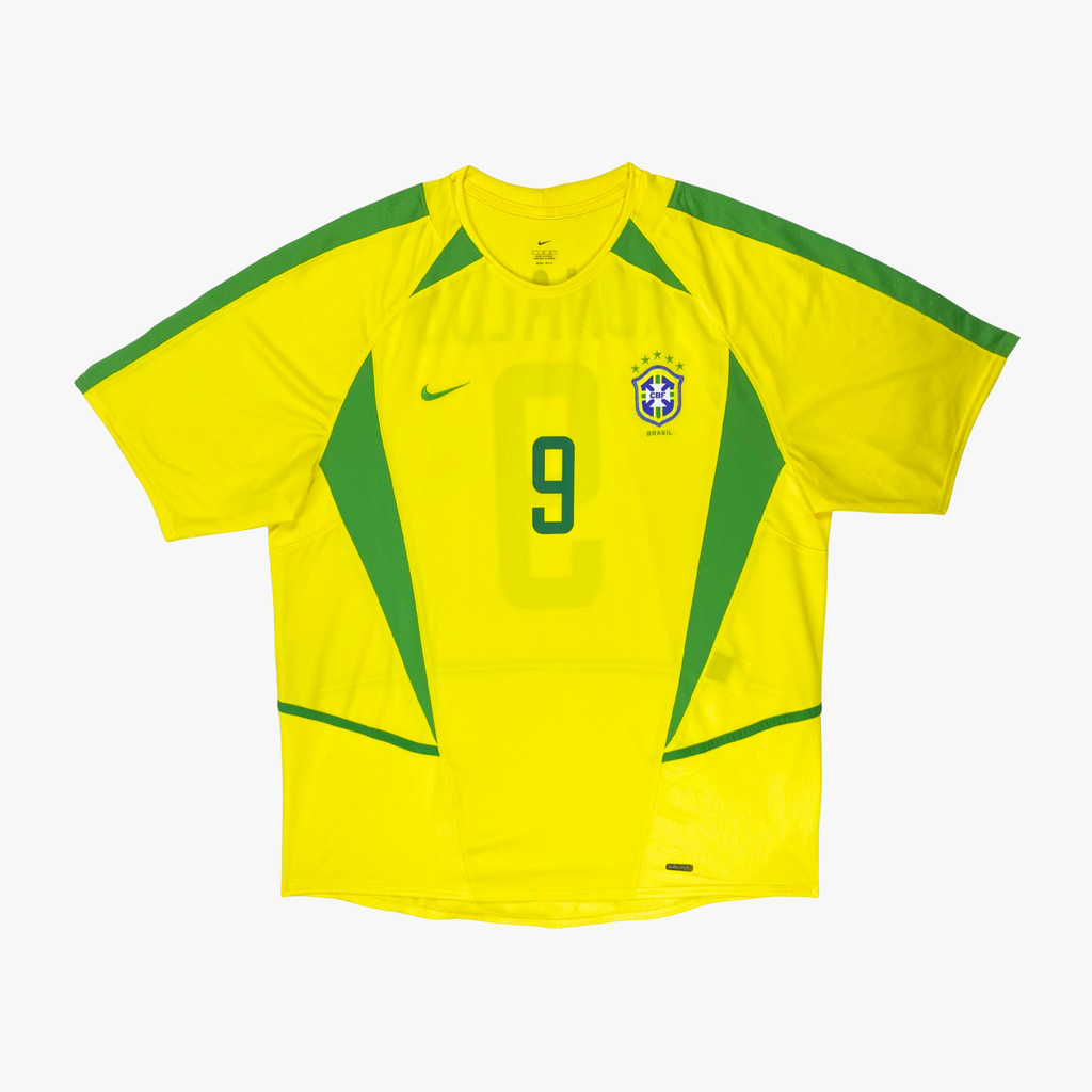 Maillot domicile Brésil 2002-04 Ronaldo n°9, taille L