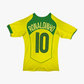 Brazil 2004-06 Home Ronaldinho #10 Shirt M