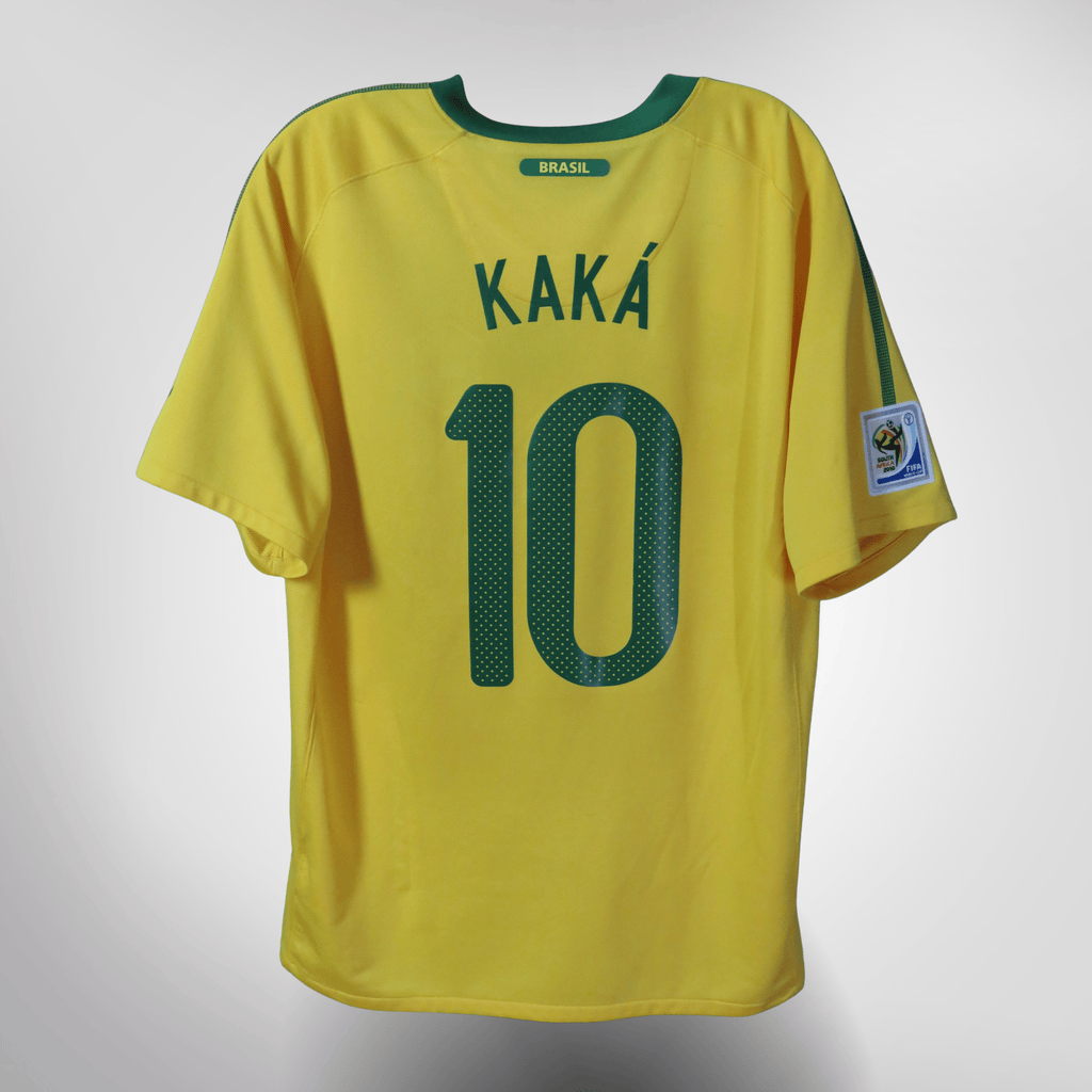 Brazil 2010-11 Home Kaka #10 Shirt L