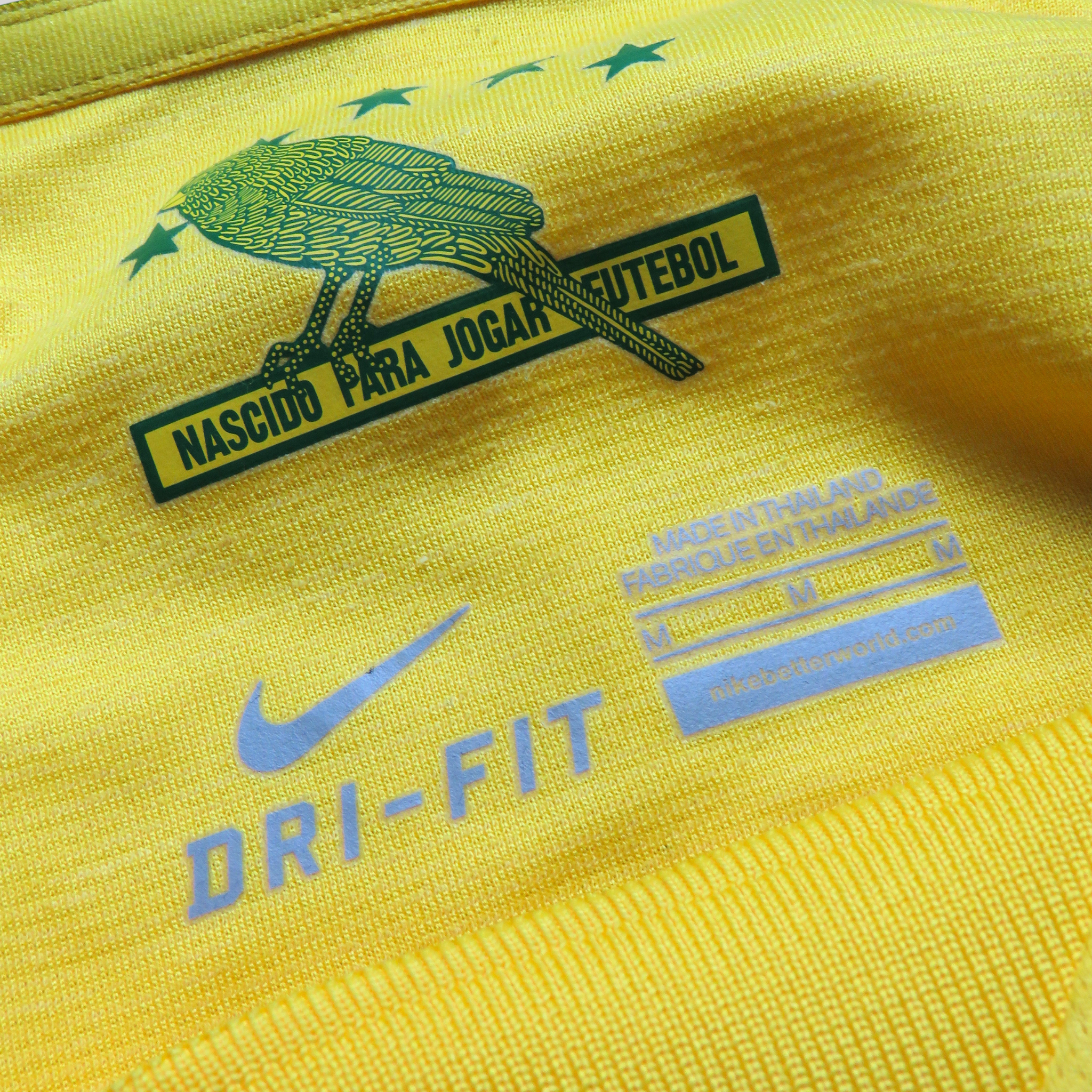 Brazil 2013-14 Home Neymar #11 Shirt M