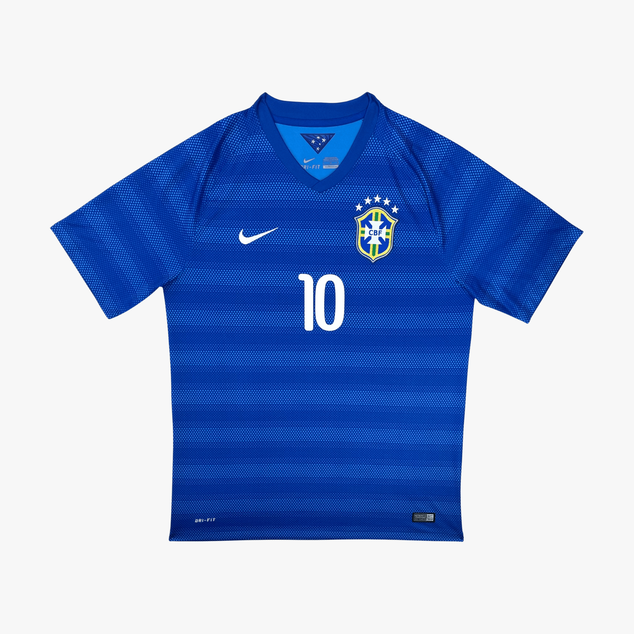 Brazil 2014-15 Away Neymar Jr #10 Shirt L